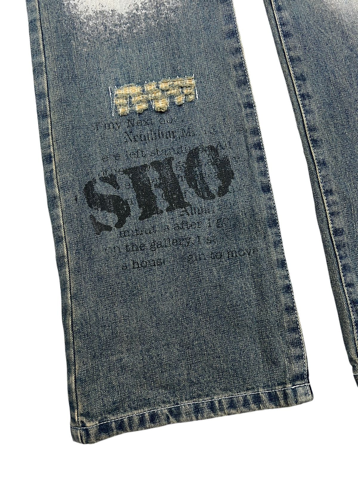 BERNINGS SHO Bernings Sho 🇯🇵 Anarchy Printed Zipper Denim Size US 30 / EU 46 - 5 Thumbnail