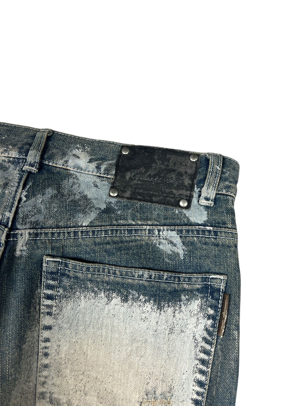 BERNINGS SHO Bernings Sho 🇯🇵 Anarchy Printed Zipper Denim Size US 30 / EU 46 - 12 Thumbnail