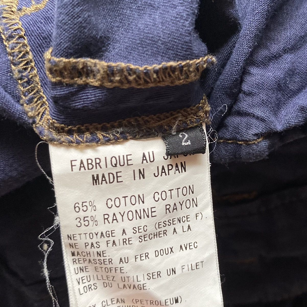 Yohji Yamamoto Y’s Cotton/Rayon Cargo Pants Size US 30 / EU 46 - 8 Thumbnail