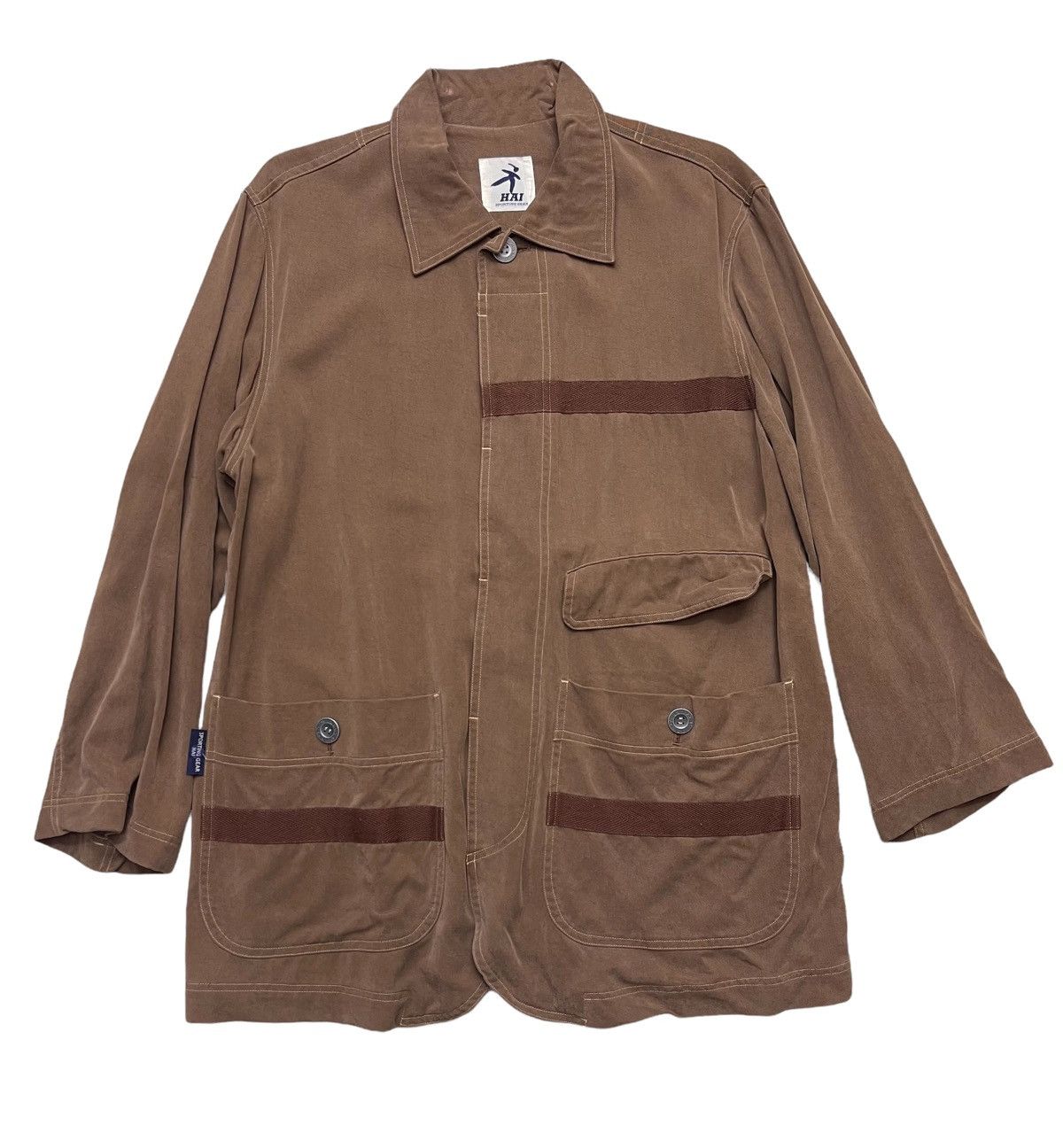 Hai Sporting Gear OVERSIZE ISSEY MIYAKE MULTIPOCKET BUTTON JACKET Size US M / EU 48-50 / 2 - 2 Thumbnail