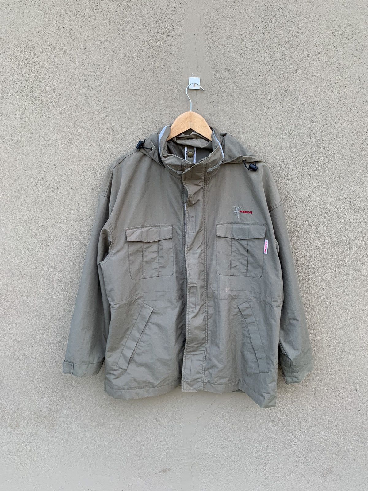 Vintage Vintage 80s Vision Streetwear Utility Parka Jacket Size US XL / EU 56 / 4 - 14 Thumbnail