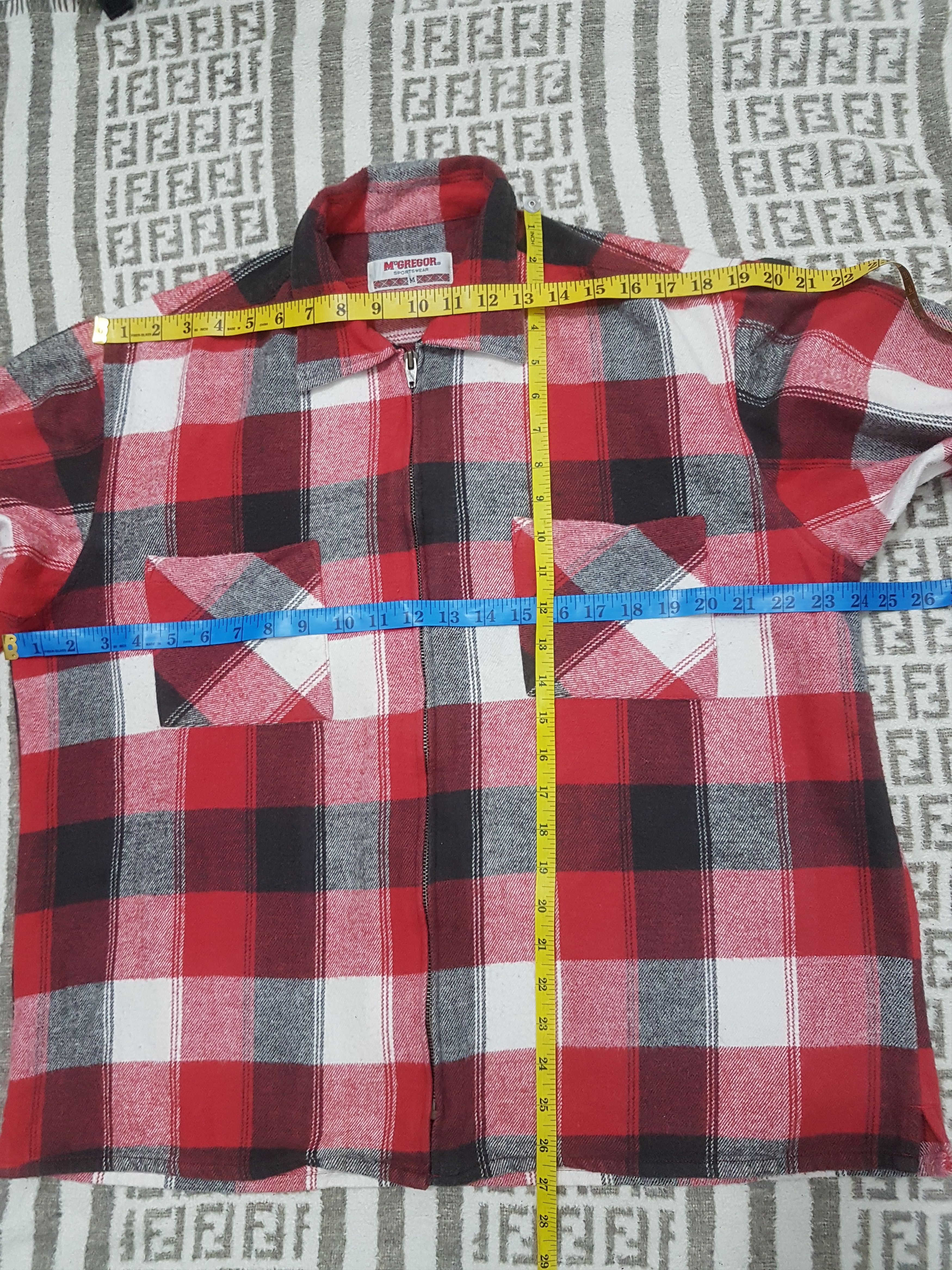 McGregor Vintage Mcgregor Zip Heavy Weight Flannel Size US M / EU 48-50 / 2 - 9 Thumbnail