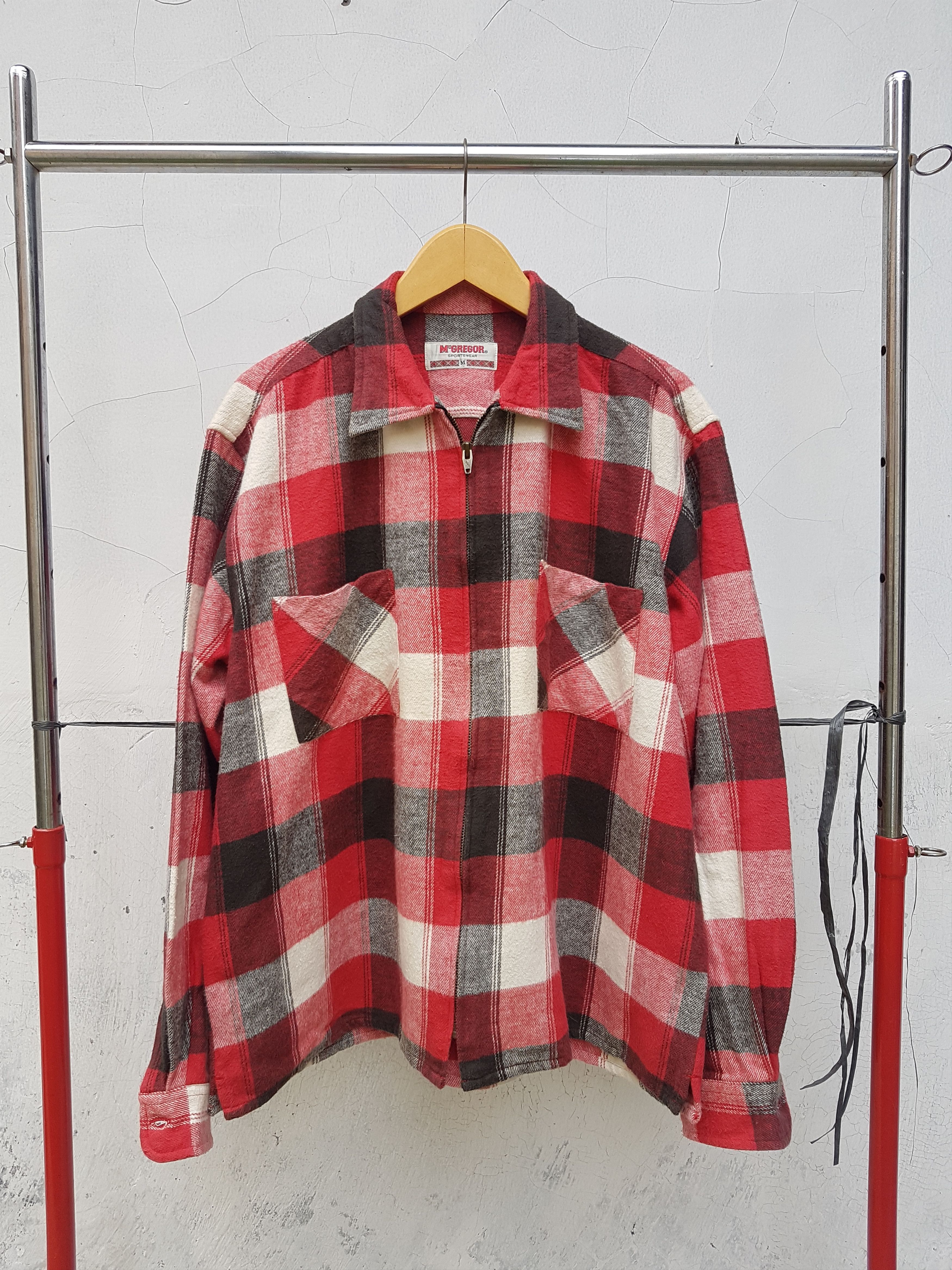 McGregor Vintage Mcgregor Zip Heavy Weight Flannel Size US M / EU 48-50 / 2 - 5 Thumbnail
