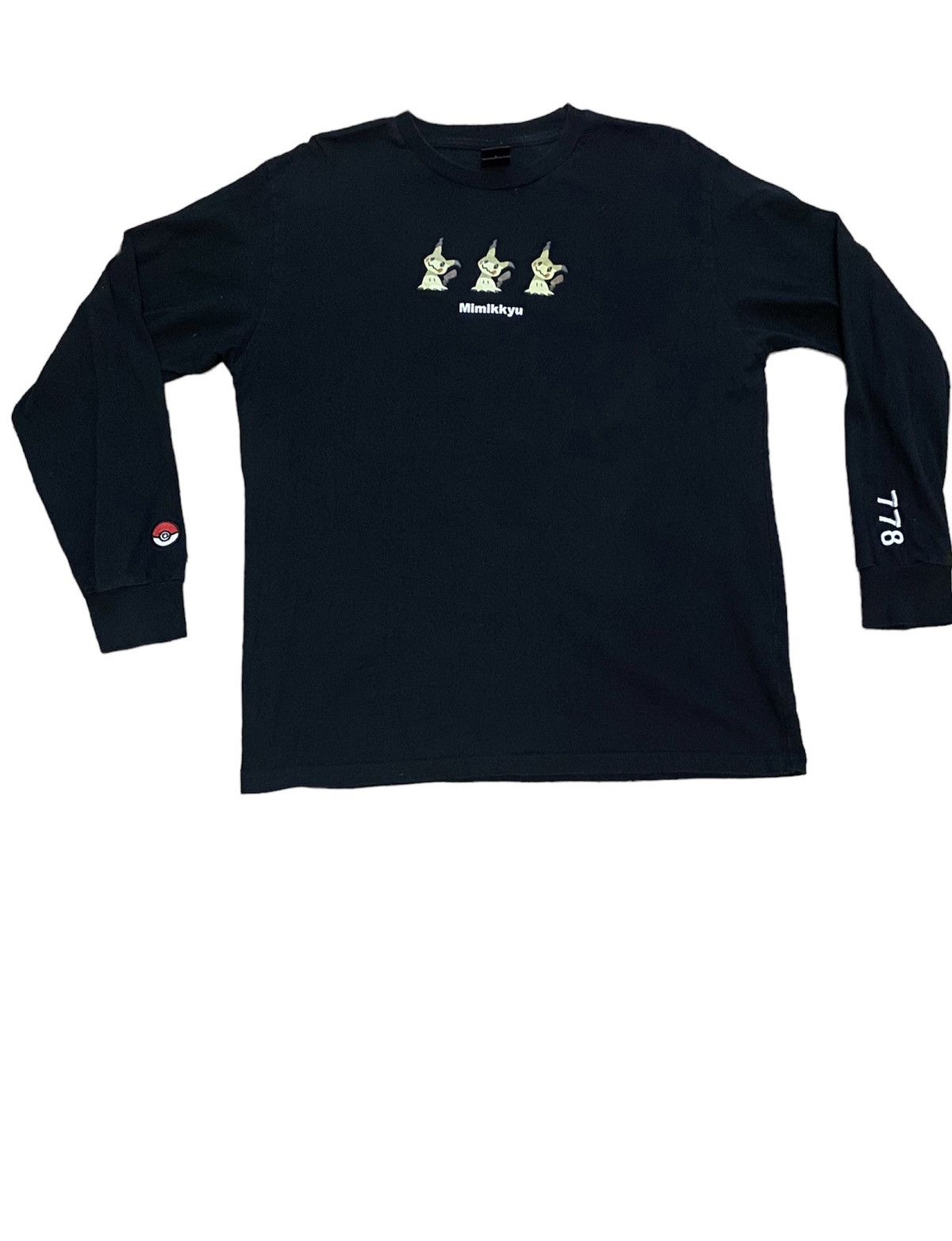 Anime Pokemon Mimikkyu Long Sleeve T Shirt Size US L / EU 52-54 / 3 - 1 Thumbnail