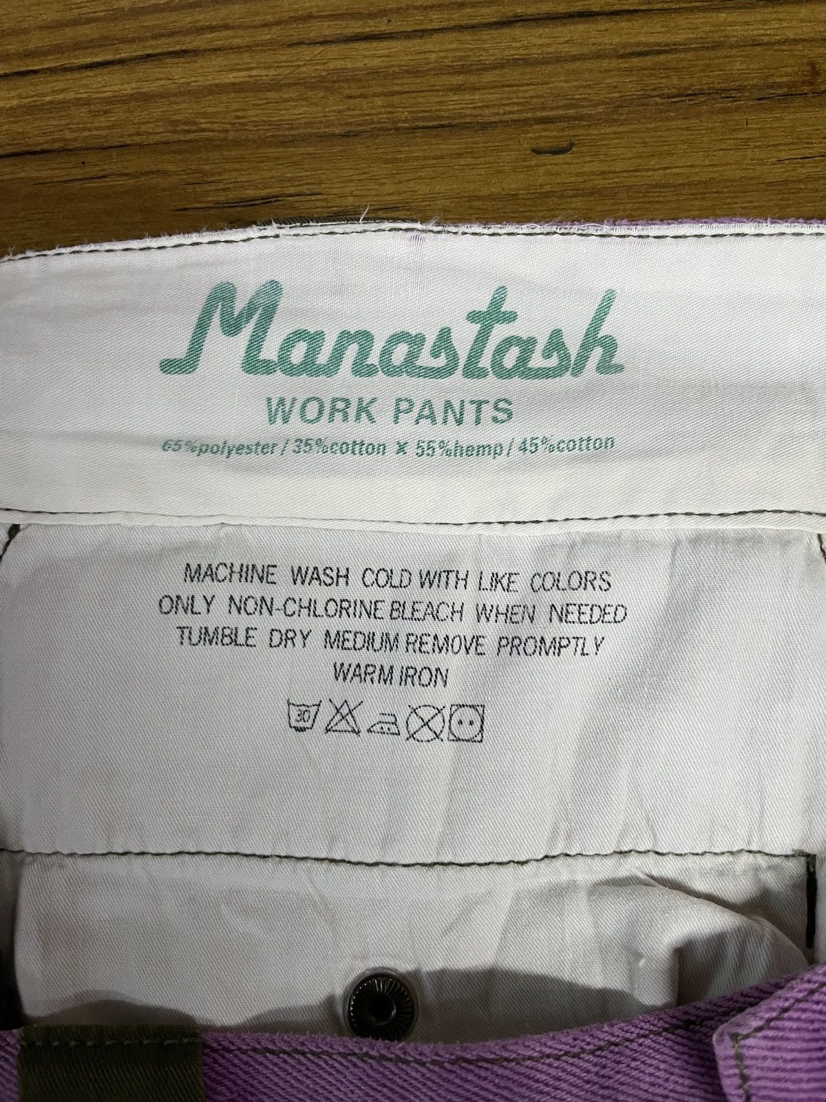 Manastash Manastash Hemp Cocoon Hemp Ripstop Chinos Workwear hype W32 Size US 32 / EU 48 - 11 Thumbnail