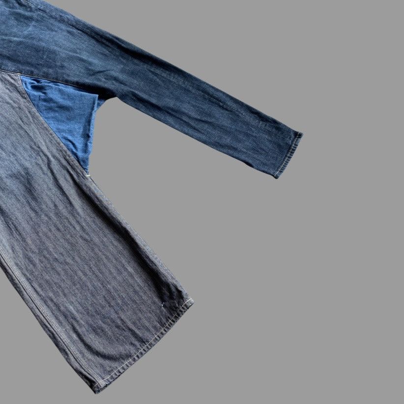 Comme des Garcons SS13 Runway Drop Crotch Asymmetric Two tone Jeans Size US 32 / EU 48 - 6 Thumbnail