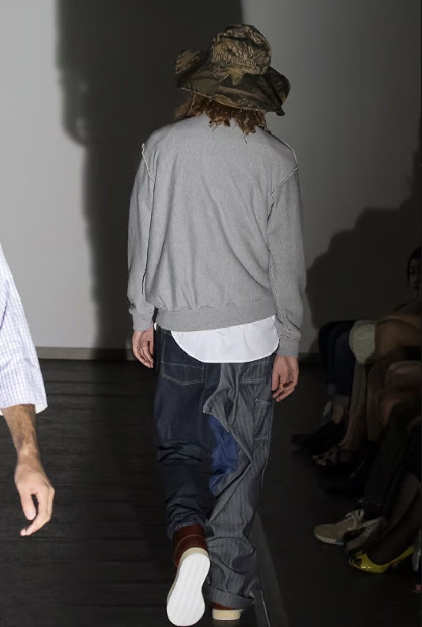 Comme des Garcons SS13 Runway Drop Crotch Asymmetric Two tone Jeans Size US 32 / EU 48 - 3 Thumbnail
