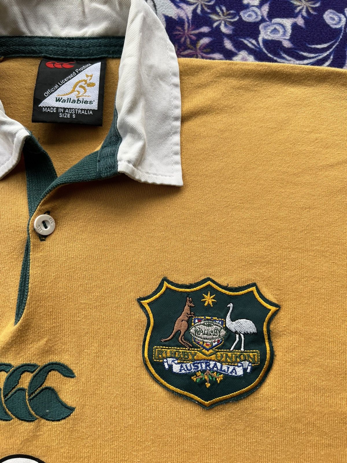 Canterbury of New Zealand (S) Vintage Canterburry Of New Zealand Wallabies Polo Rugby Size US S / EU 44-46 / 1 - 5 Thumbnail