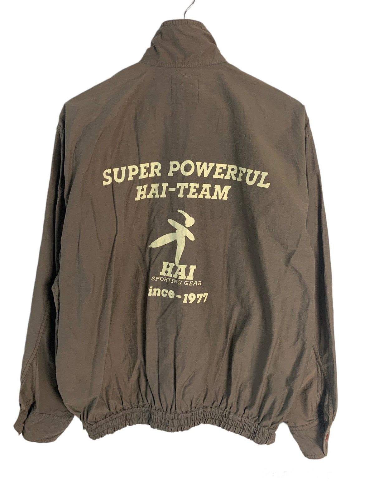 image of 80's Hai Sporting Gear Jacket in Brown, Men's (Size Large)