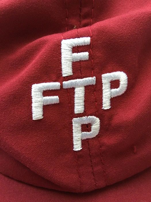 Fuck The Population Fuck The Population FTP Facemask Cross Logo Hat Cardinal Size ONE SIZE - 5 Thumbnail