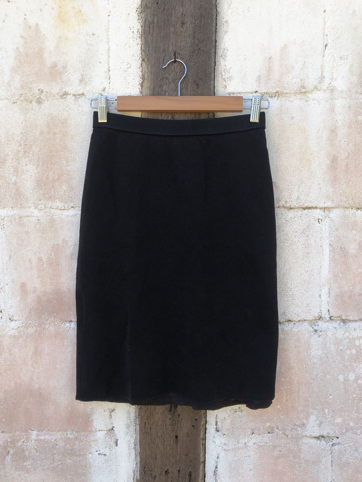 Yves Saint Laurent Yves Saint Laurent Mini Skirt Color Black Size 26" / US 2 / IT 38 - 3 Thumbnail