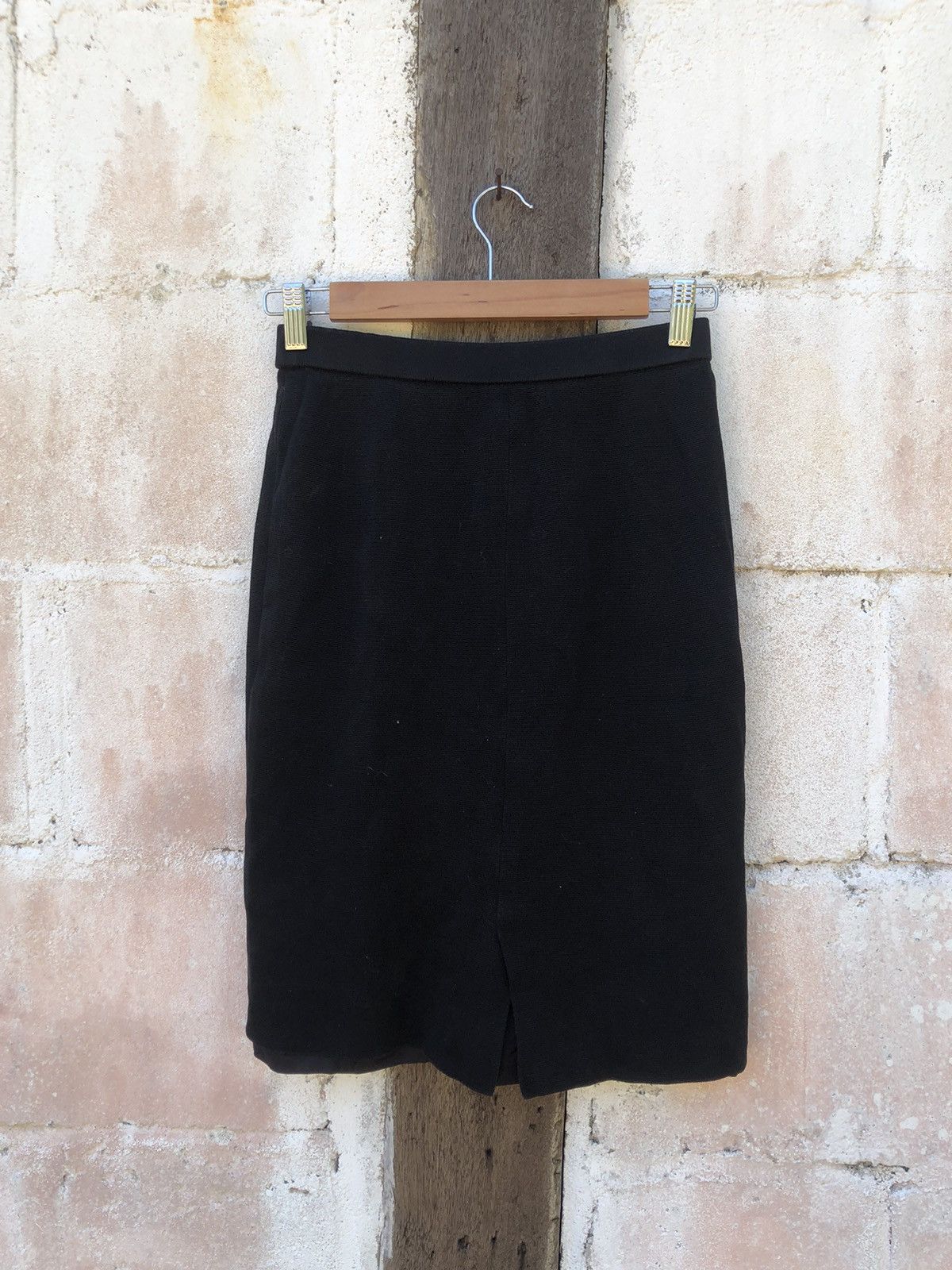 Yves Saint Laurent Yves Saint Laurent Mini Skirt Color Black Size 26" / US 2 / IT 38 - 4 Thumbnail