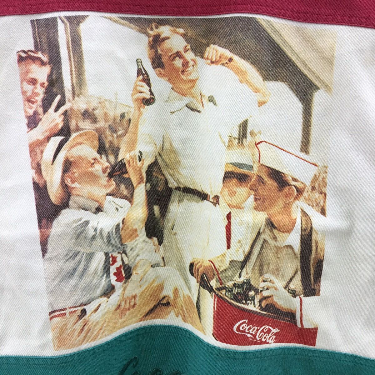 Coca Cola Rare! Vintage 90s Coca Cola Sweatshirt Big Logo Size US M / EU 48-50 / 2 - 7 Thumbnail