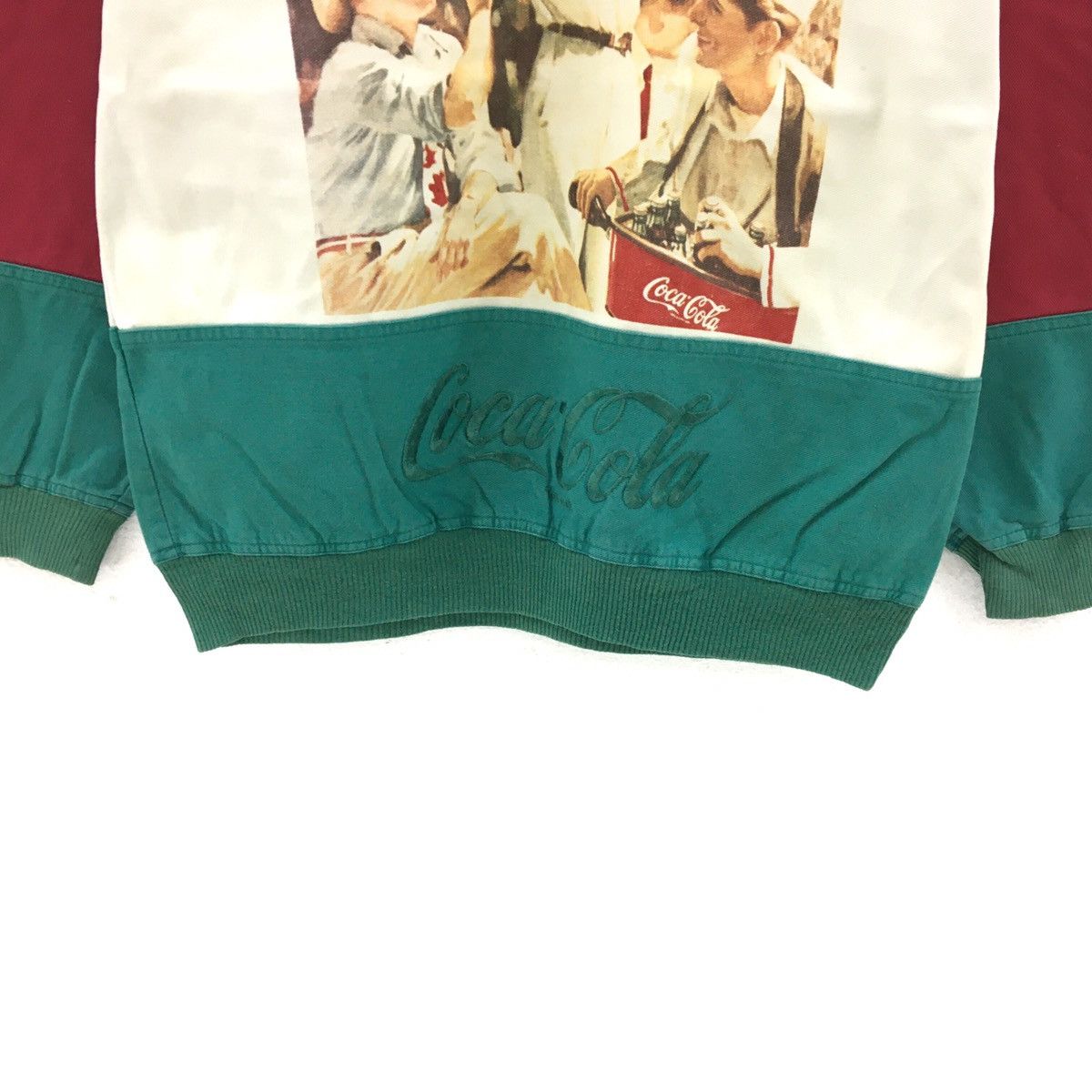 Coca Cola Rare! Vintage 90s Coca Cola Sweatshirt Big Logo Size US M / EU 48-50 / 2 - 6 Thumbnail