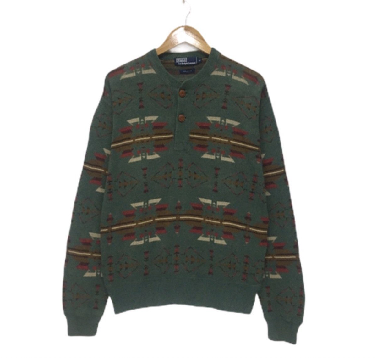 Polo Ralph Lauren Polo Ralph Lauren southwestern Crewneck Sweatshirt Size US M / EU 48-50 / 2 - 1 Thumbnail