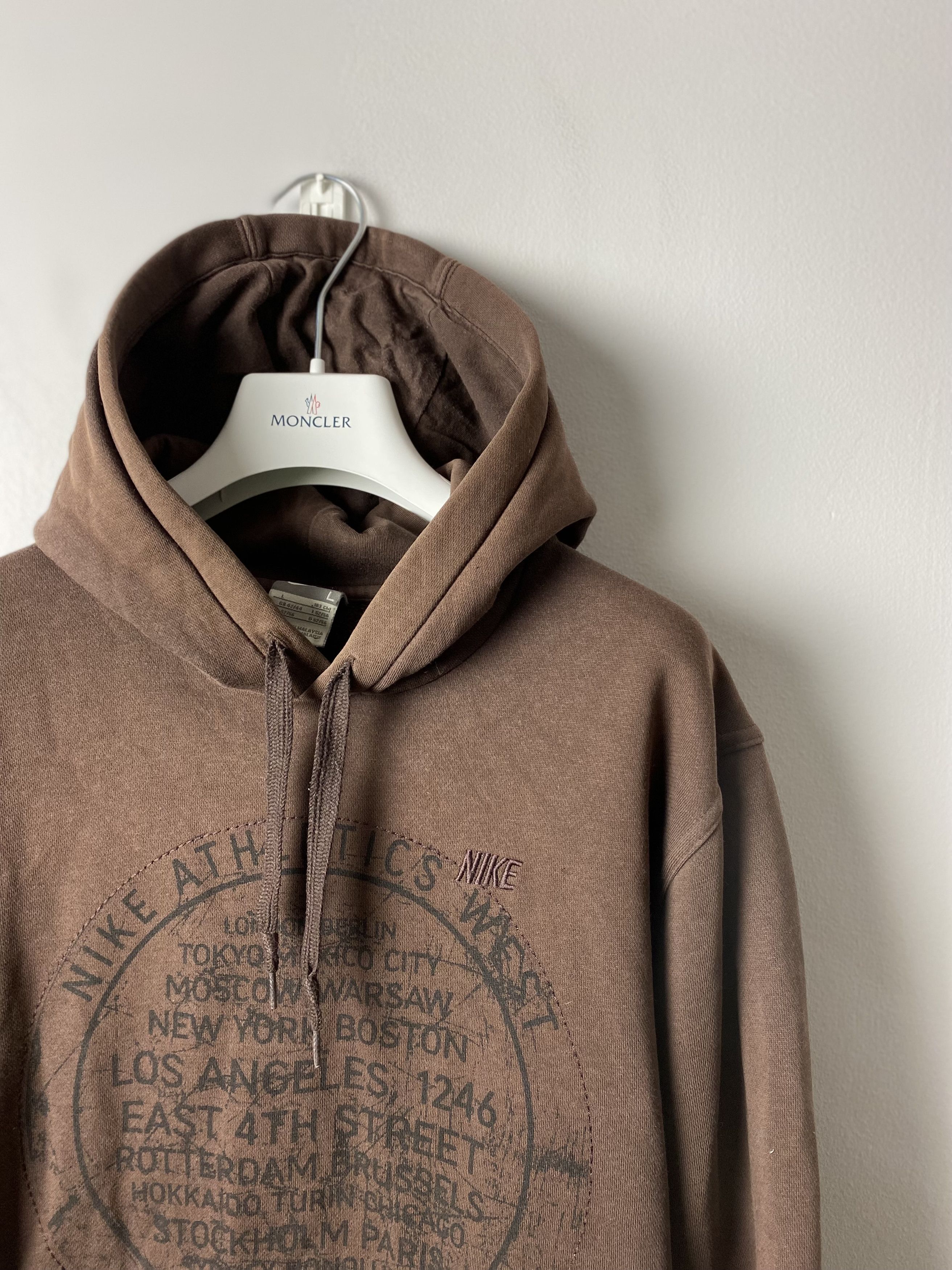 Nike × Vintage Nike vintage hoodie small logo swoosh Size US L / EU 52-54 / 3 - 2 Thumbnail