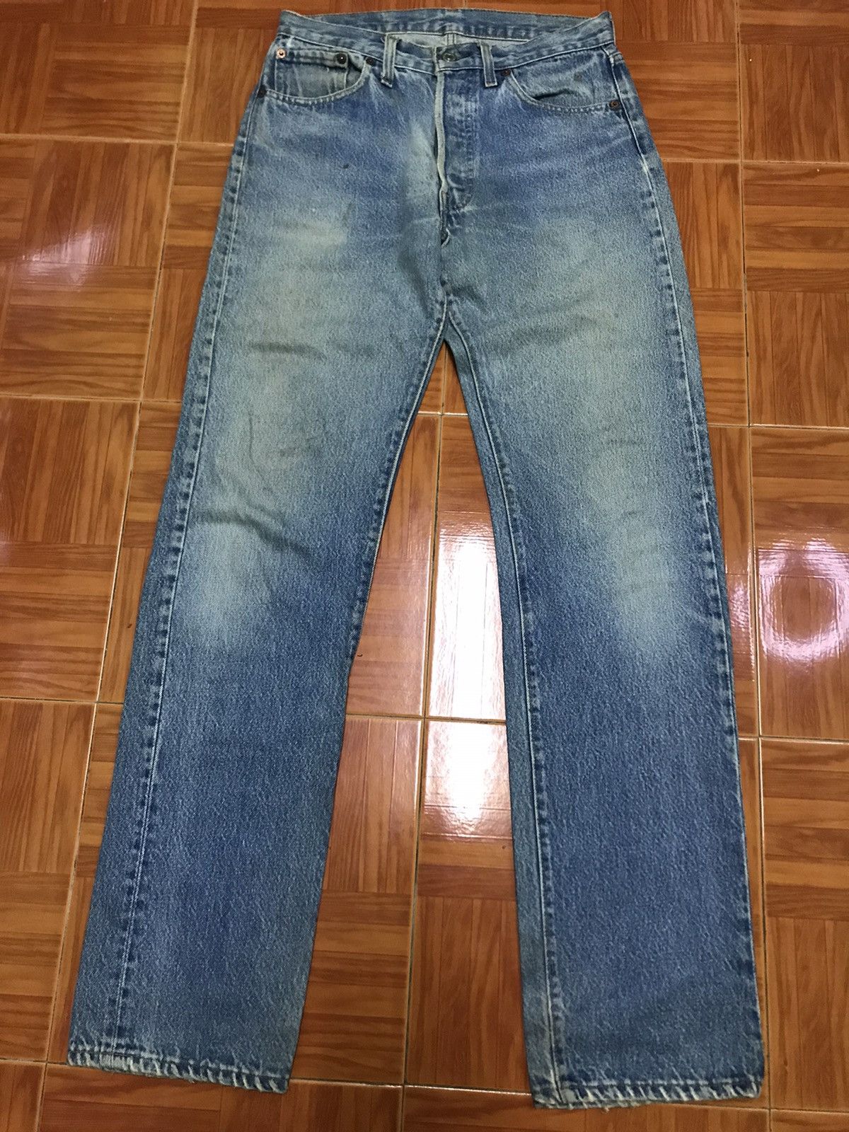 Levi's Vintage Clothing × Vintage 70s Vintage Levi’s 501 Light Wash Denim Size US 29 - 1 Thumbnail