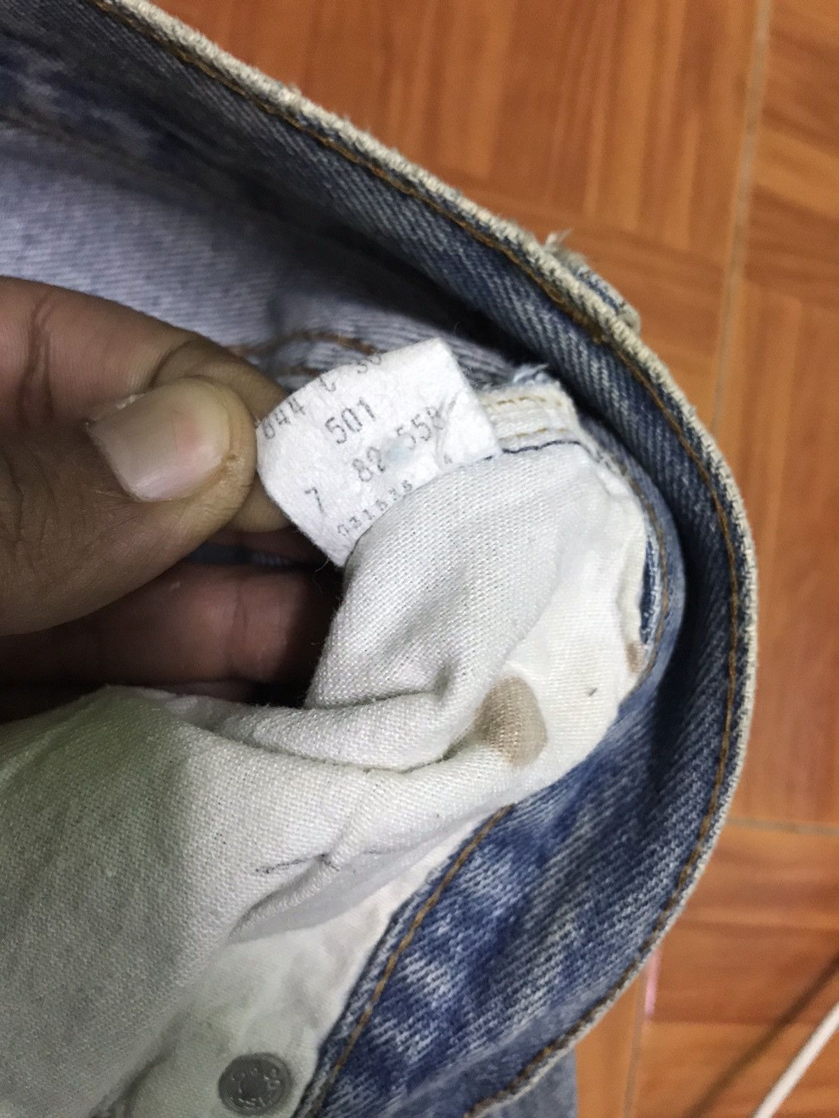 Levi's Vintage Clothing × Vintage 70s Vintage Levi’s 501 Light Wash Denim Size US 29 - 8 Thumbnail
