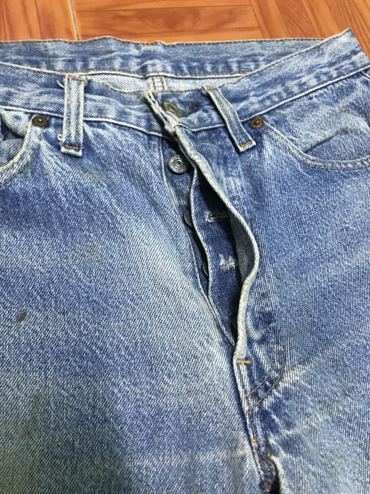 Levi's Vintage Clothing × Vintage 70s Vintage Levi’s 501 Light Wash Denim Size US 29 - 5 Thumbnail
