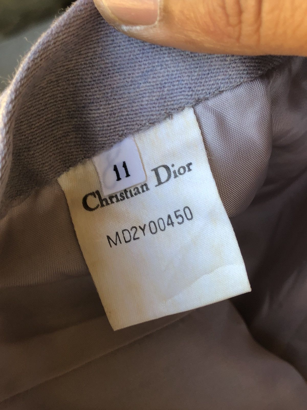 Christian Dior Monsieur Christian Dior Mini Skirt Size 27" / US 4 / IT 40 - 7 Thumbnail