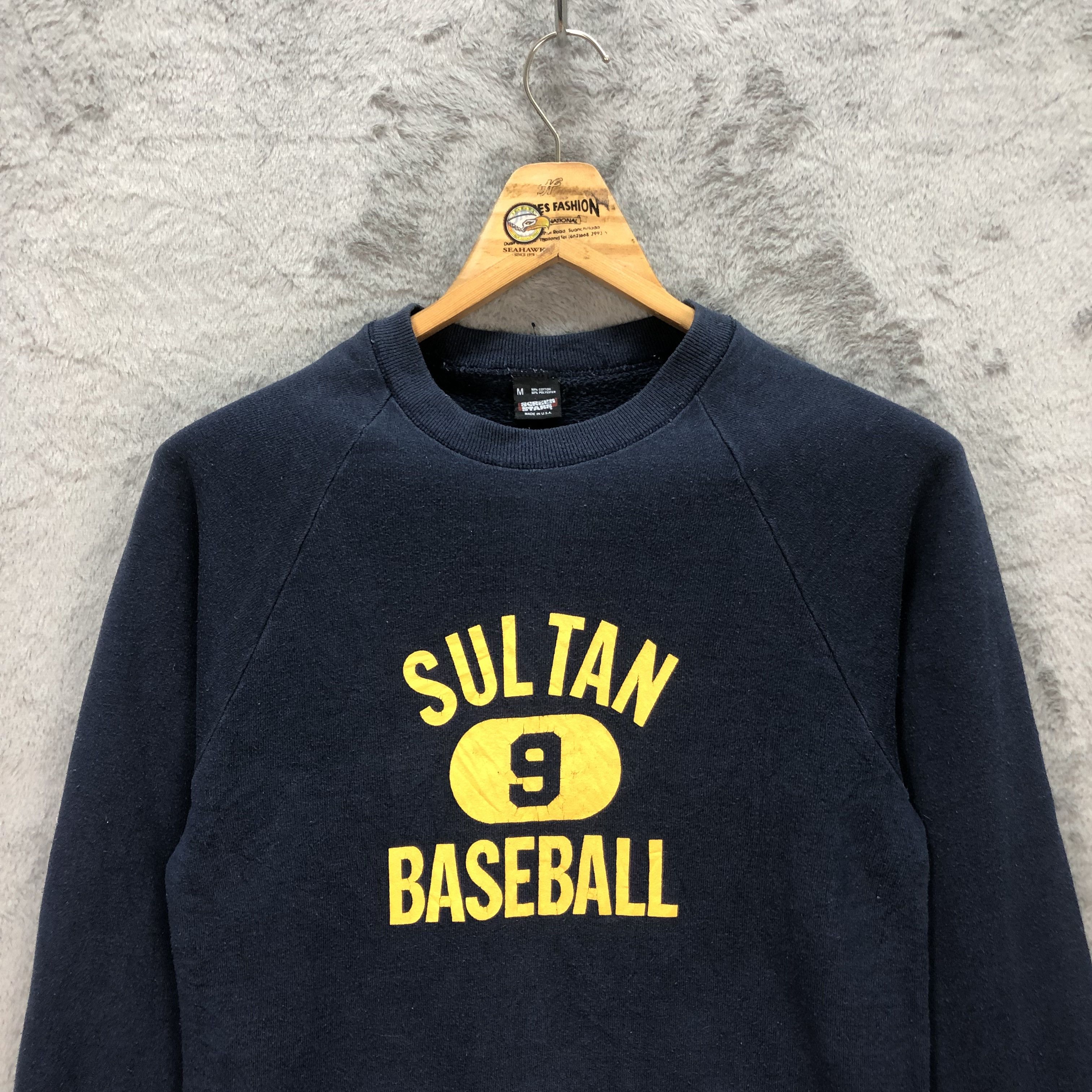 Vintage Vintage Sultan Baseball Screen Stars Sweatshirts #5786-206 Size US M / EU 48-50 / 2 - 2 Thumbnail