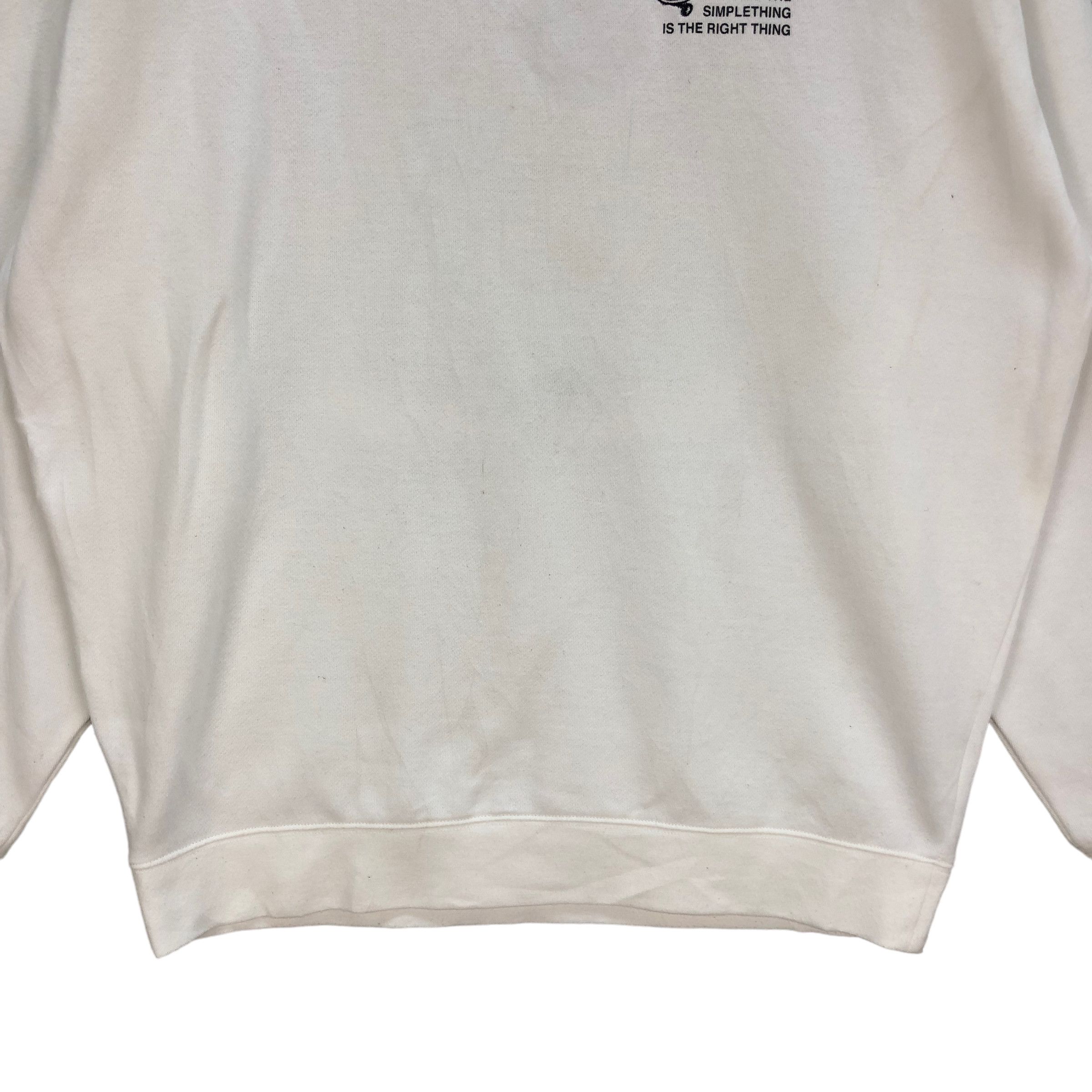 Vintage FIGHT FOR YOU LIFE PRINTED WORD SWEATSHIRTS #7020-105 Size US L / EU 52-54 / 3 - 6 Thumbnail