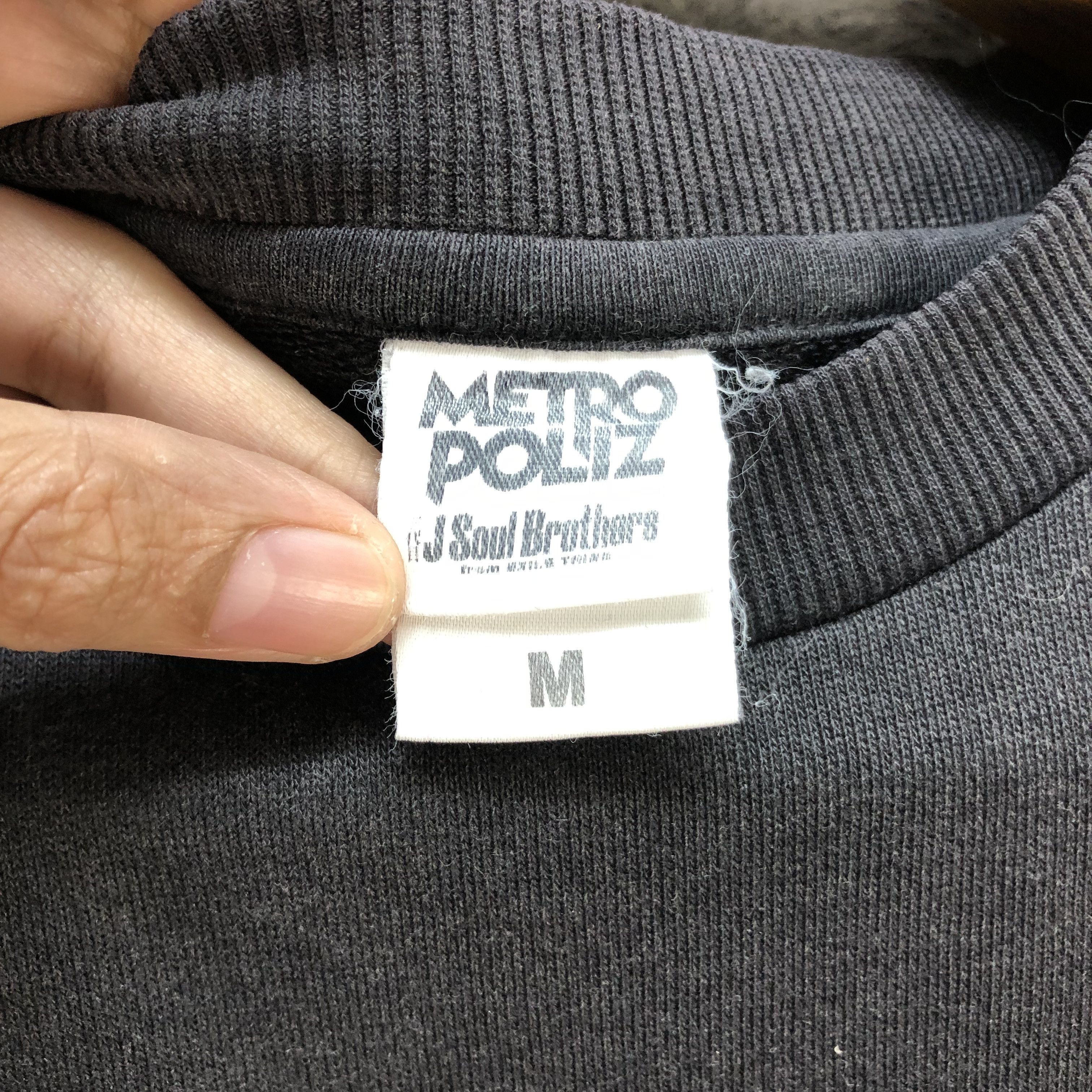 Japanese Brand METRO POLIZ J SOUL BROTHERS SWEATSHIRTS #7022-106 Size US M / EU 48-50 / 2 - 8 Thumbnail