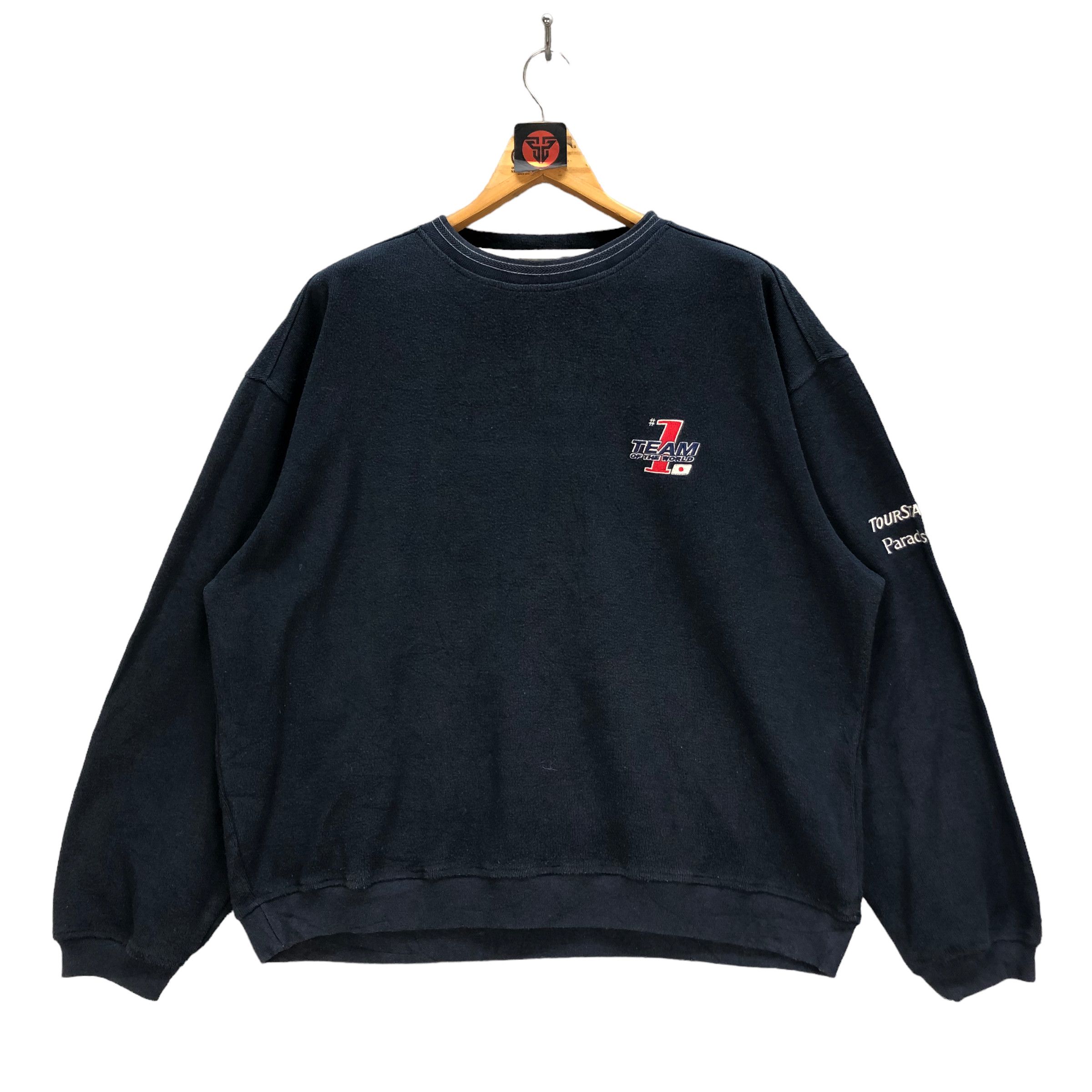 Vintage NO. 1 TEAM OF THE WORLD TEAM NIPPON SWEATSHIRTS #7021-106 Size US L / EU 52-54 / 3 - 3 Thumbnail