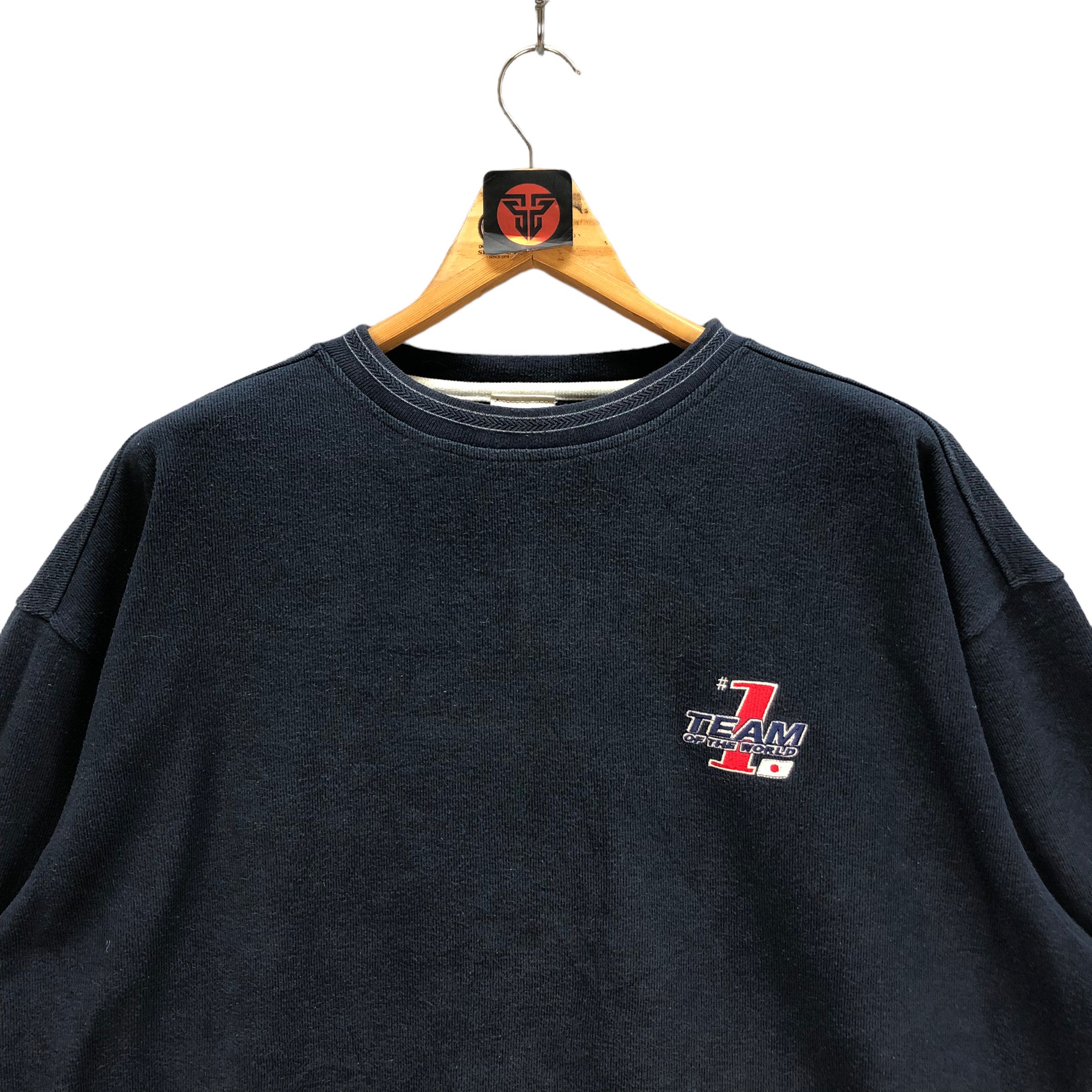 Vintage NO. 1 TEAM OF THE WORLD TEAM NIPPON SWEATSHIRTS #7021-106 Size US L / EU 52-54 / 3 - 4 Thumbnail