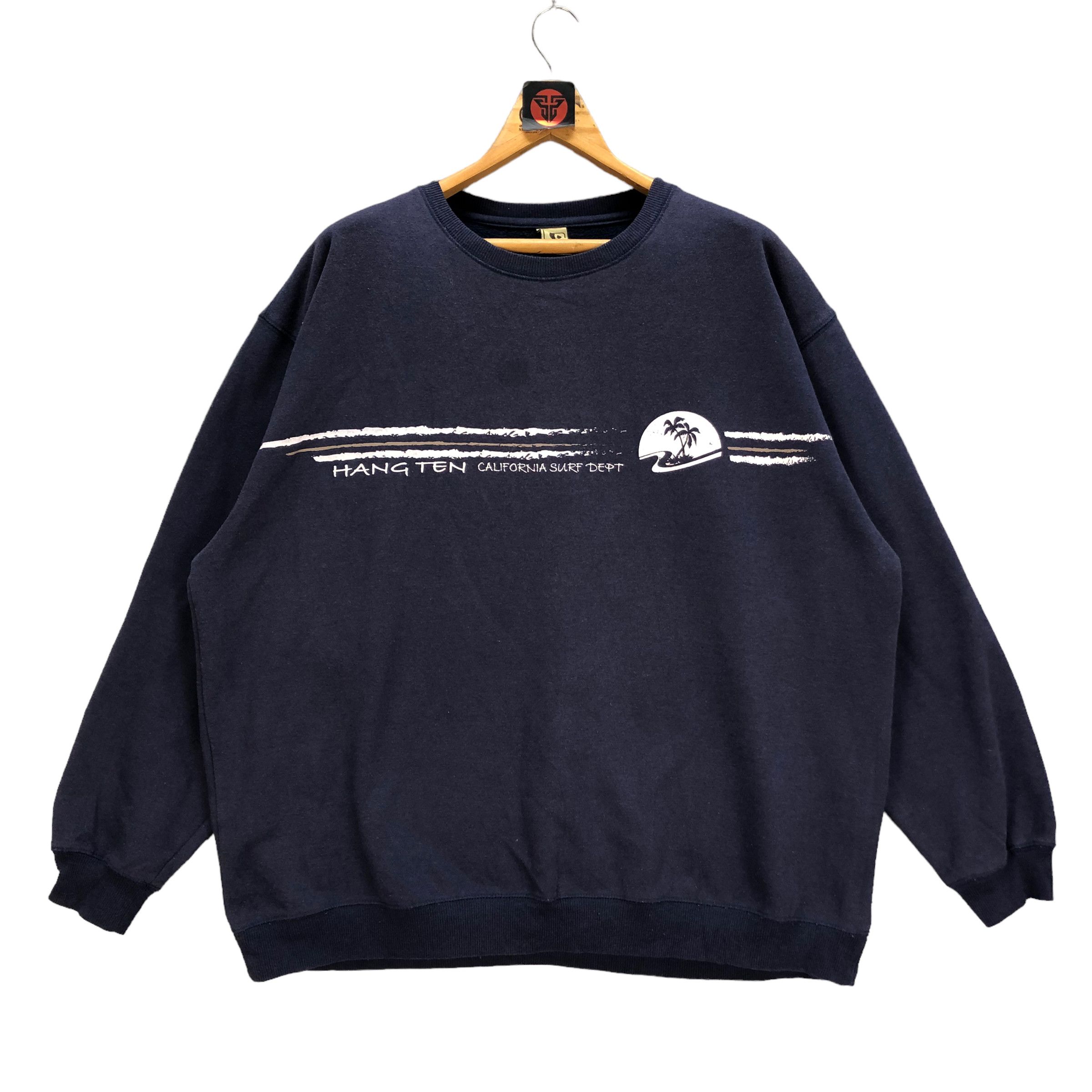 Hang Ten HANG TEN SURF DEPT BIG SIZE 5L SWEATSHIRTS #7023-106 Size US XXL / EU 58 / 5 - 1 Thumbnail