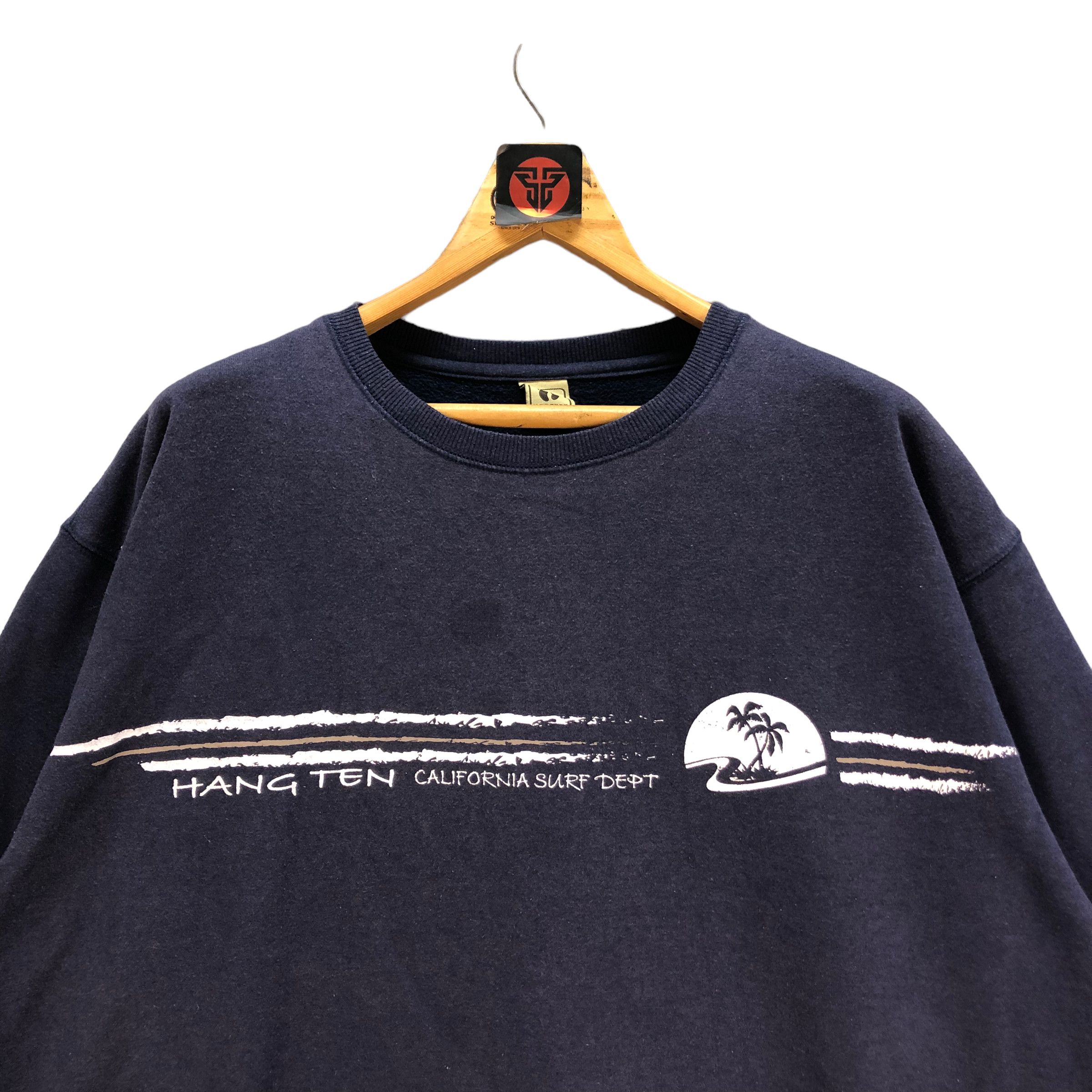 Hang Ten HANG TEN SURF DEPT BIG SIZE 5L SWEATSHIRTS #7023-106 Size US XXL / EU 58 / 5 - 2 Thumbnail