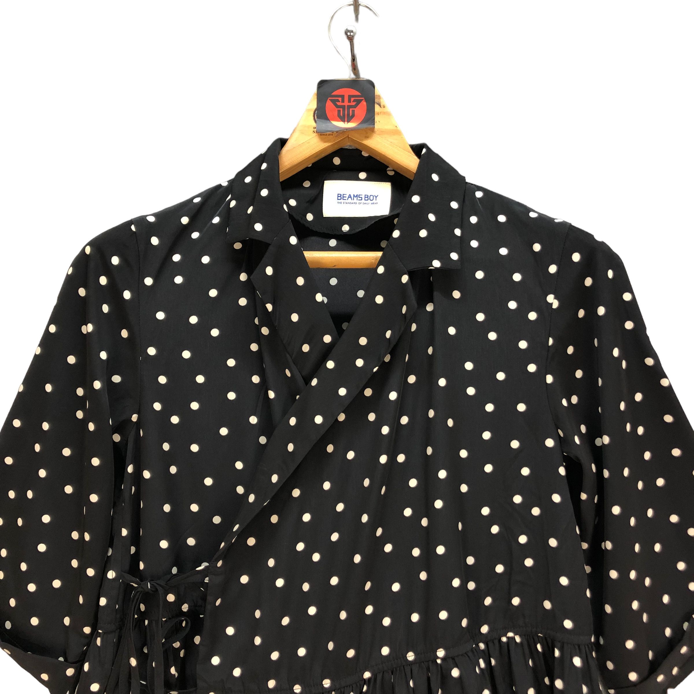 Beams Plus BEAMS BOY POLKA DOT DRESS #7027-106 Size S / US 4 / IT 40 - 2 Thumbnail