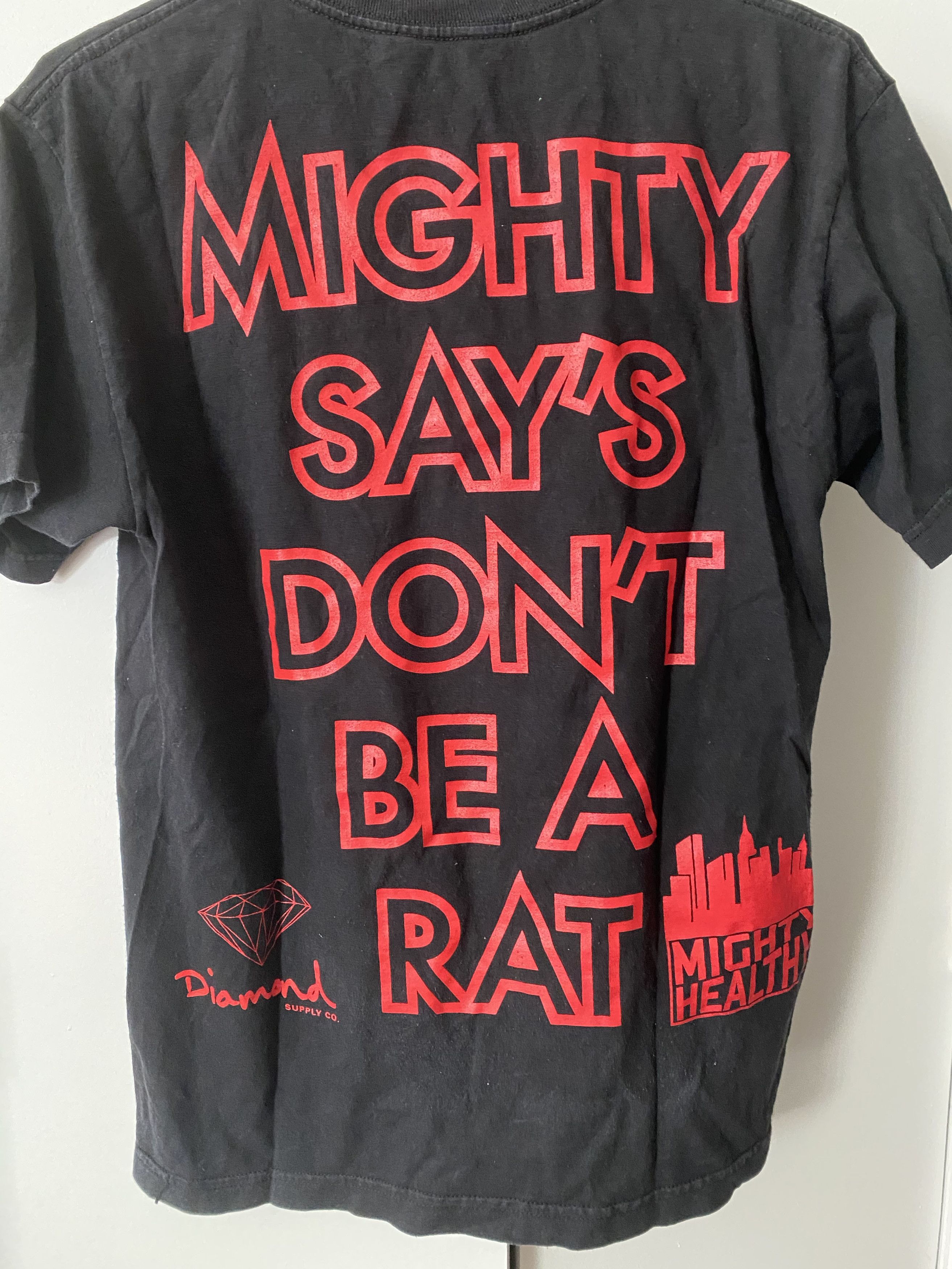 Diamond Supply Co. × Mighty Healthy Diamond Supply x Mighty Healthy "Don't Be a Rat" Tee Size US M / EU 48-50 / 2 - 2 Thumbnail