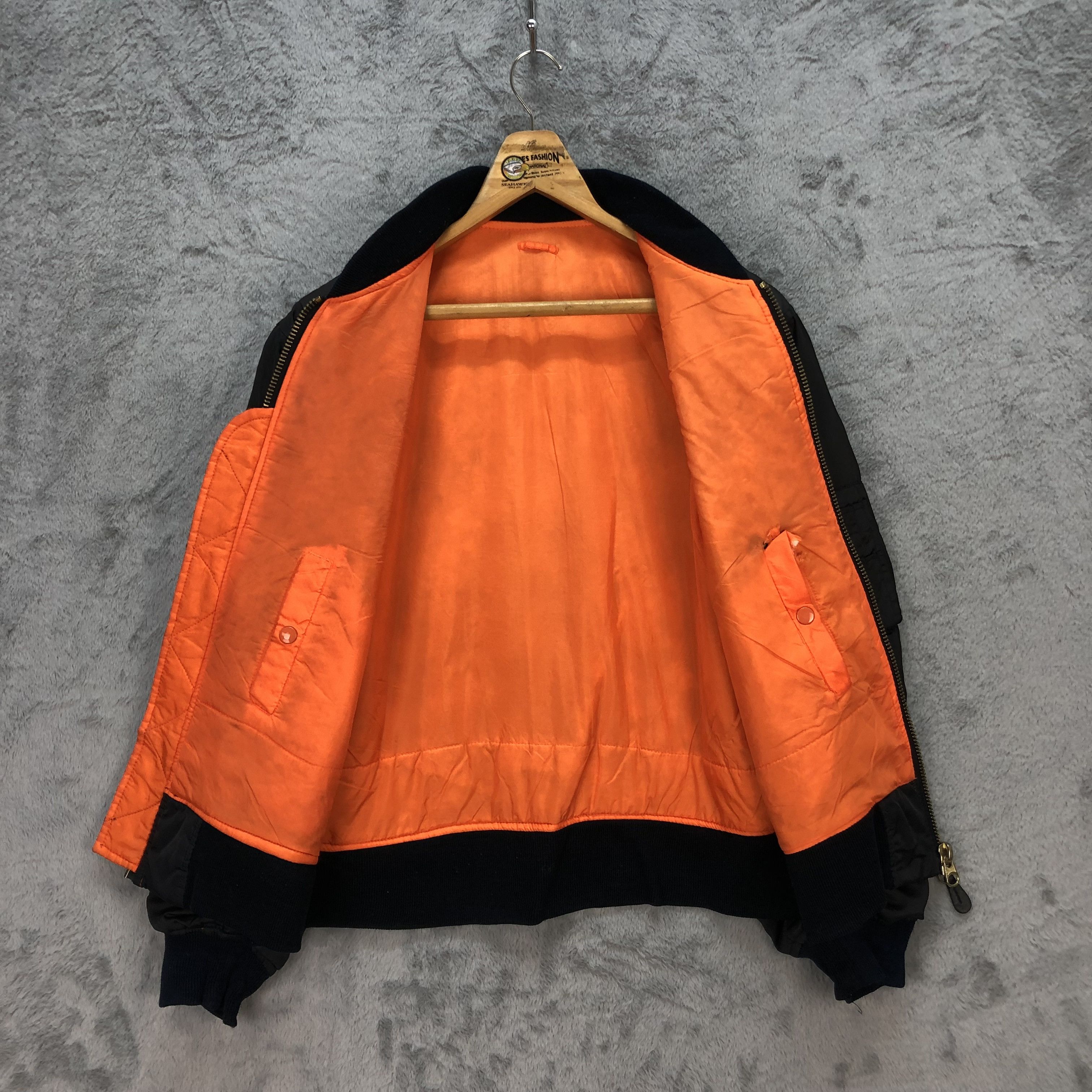 Other VINTAGE US AIR FORCE MA-1 BOMBER JACKET #5896-42 Size US L / EU 52-54 / 3 - 8 Thumbnail