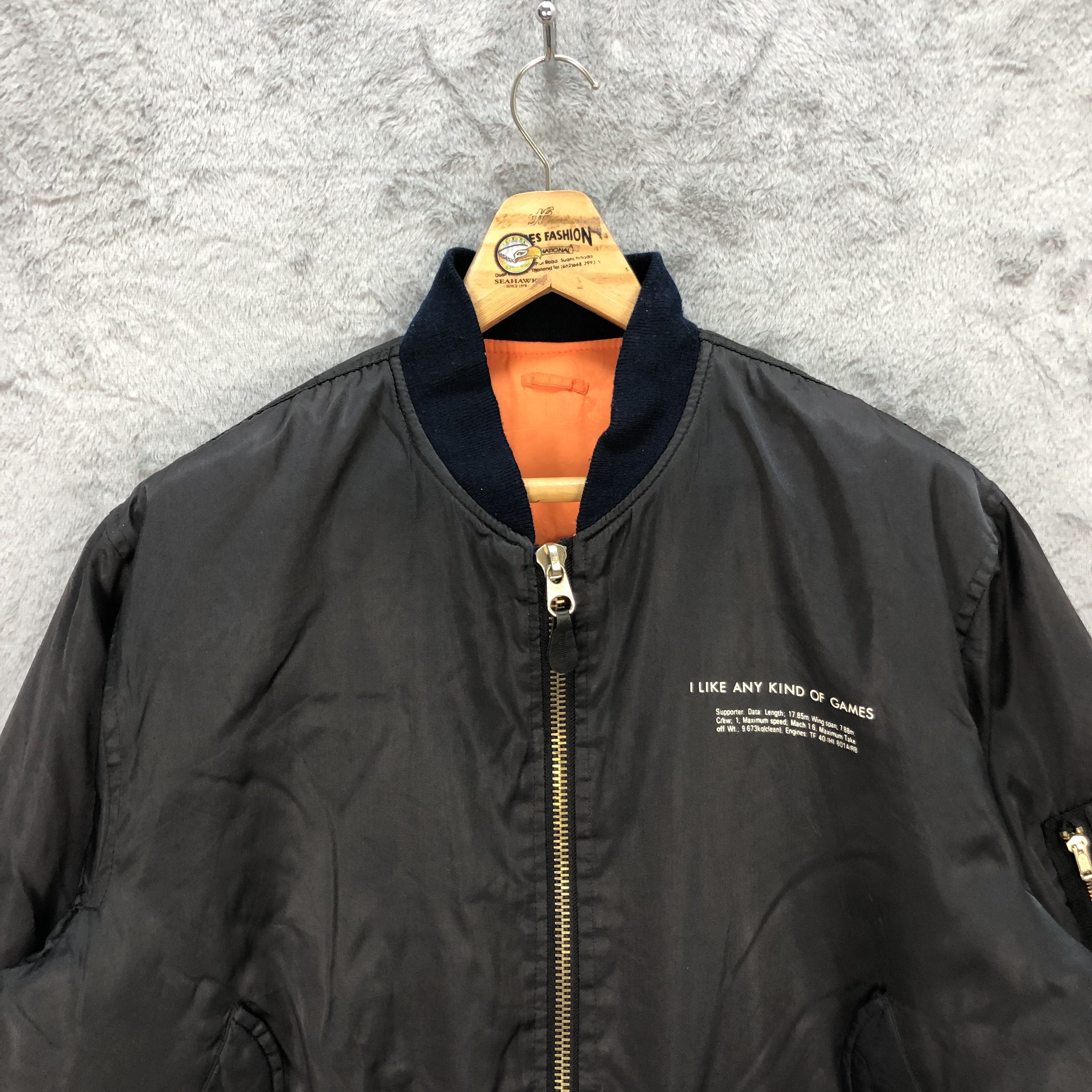 Other VINTAGE US AIR FORCE MA-1 BOMBER JACKET #5896-42 Size US L / EU 52-54 / 3 - 2 Thumbnail
