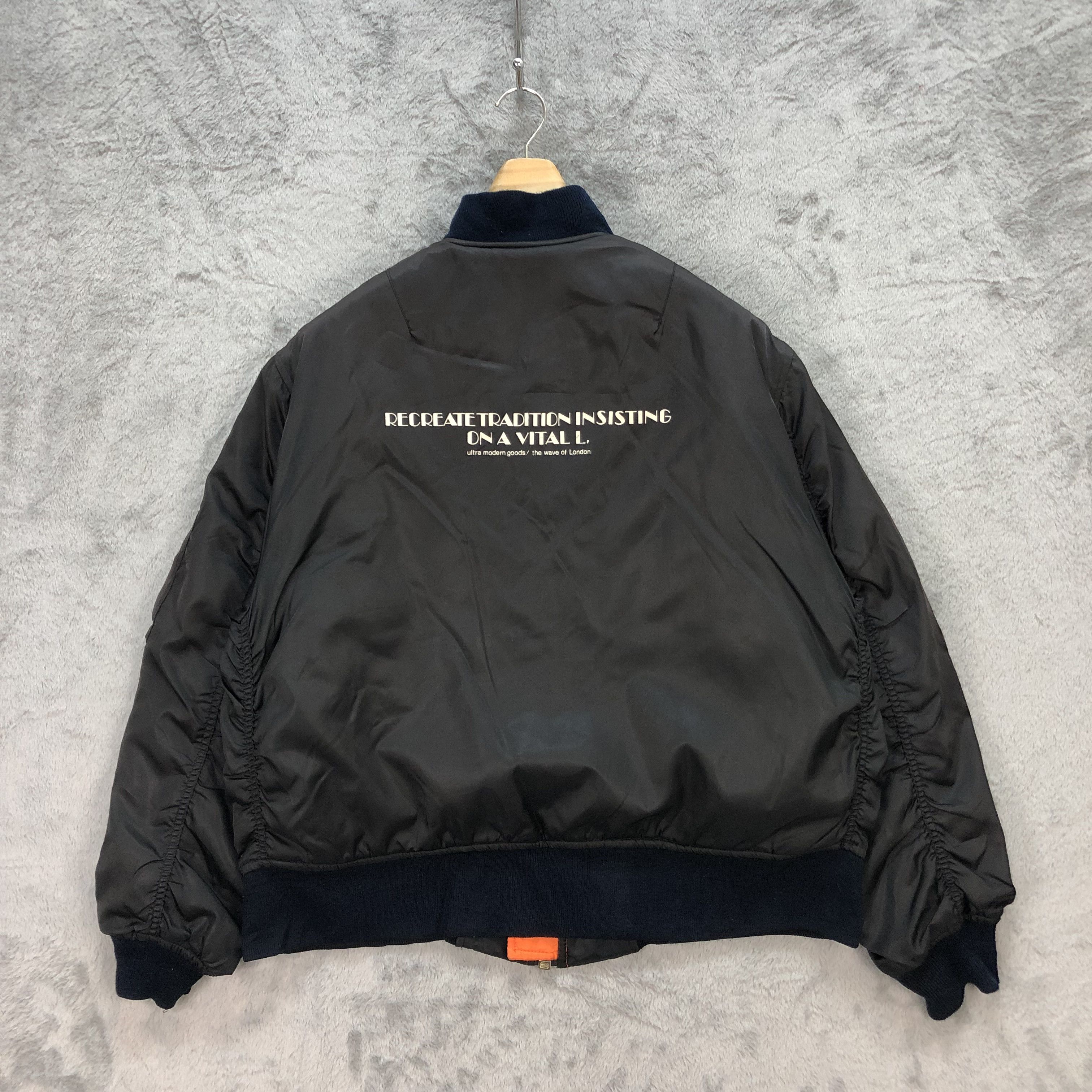 Other VINTAGE US AIR FORCE MA-1 BOMBER JACKET #5896-42 Size US L / EU 52-54 / 3 - 12 Thumbnail