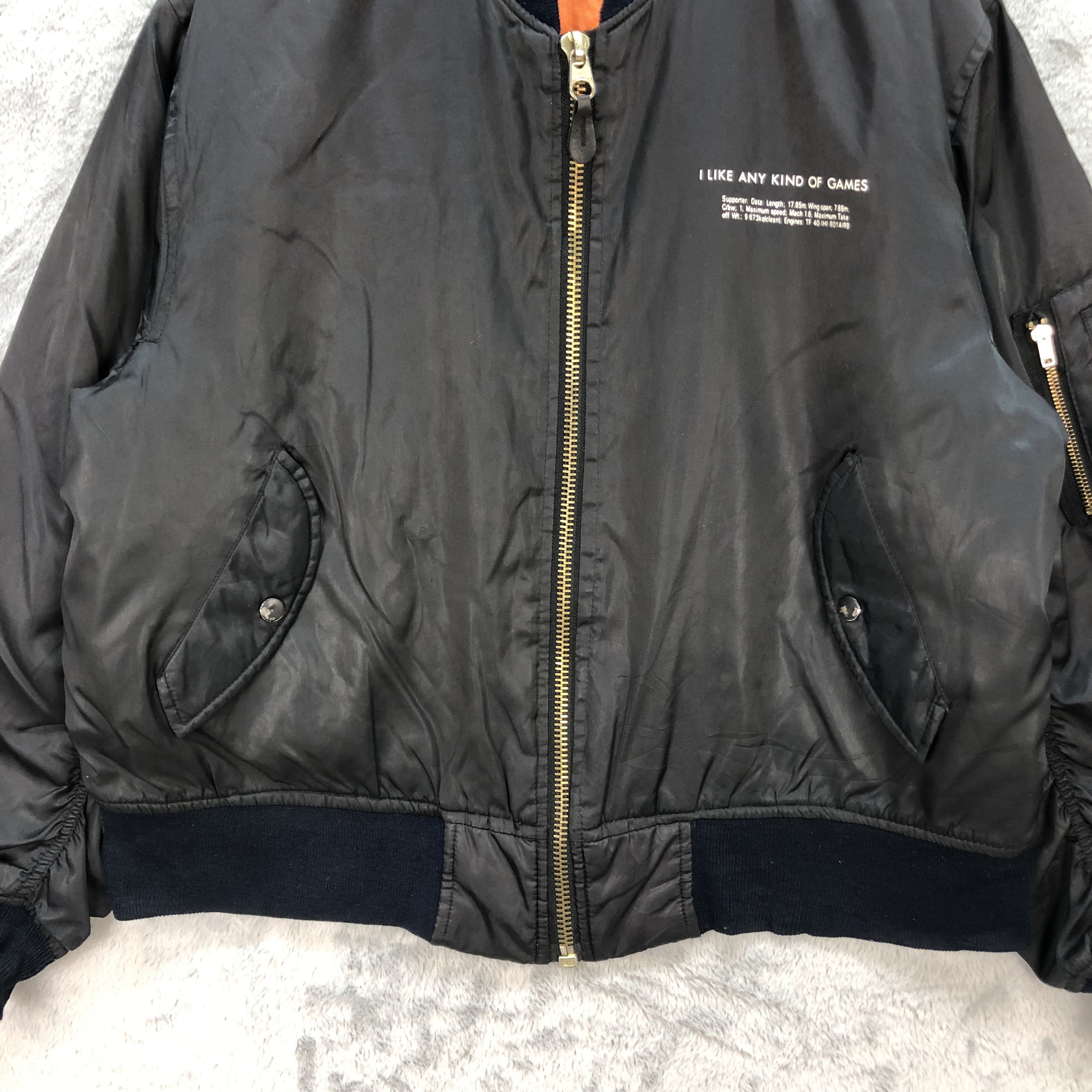 Other VINTAGE US AIR FORCE MA-1 BOMBER JACKET #5896-42 Size US L / EU 52-54 / 3 - 4 Thumbnail