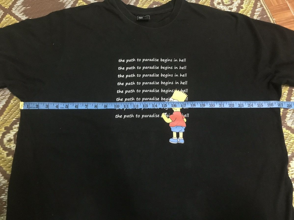 Japanese Brand the path to paradise begins in hell very rare simpsons tee Size US XL / EU 56 / 4 - 6 Thumbnail