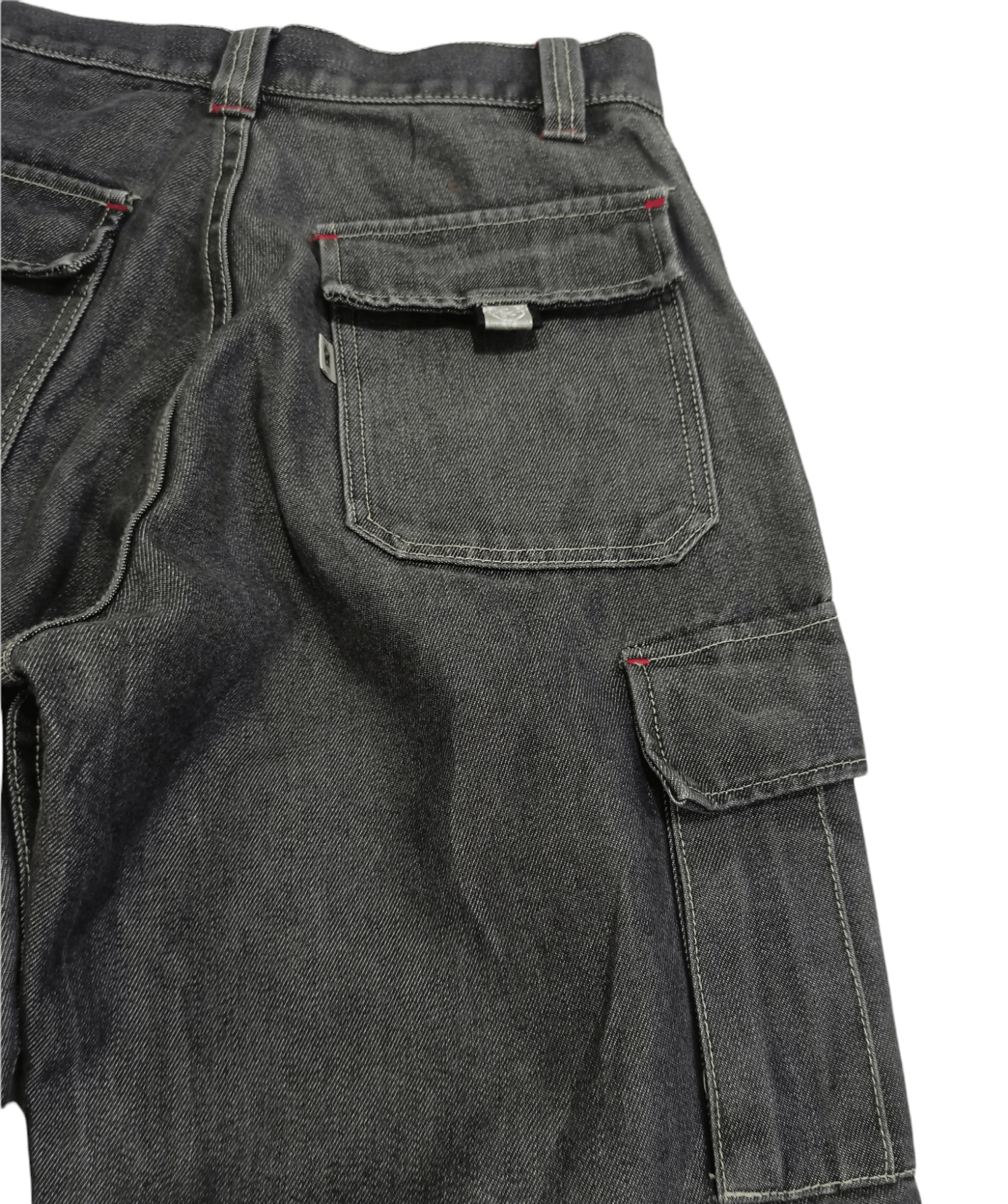 Japanese Brand Vintage PJ'S SURF Baggy Denim Cargo Pants Size US 29 - 7 Thumbnail