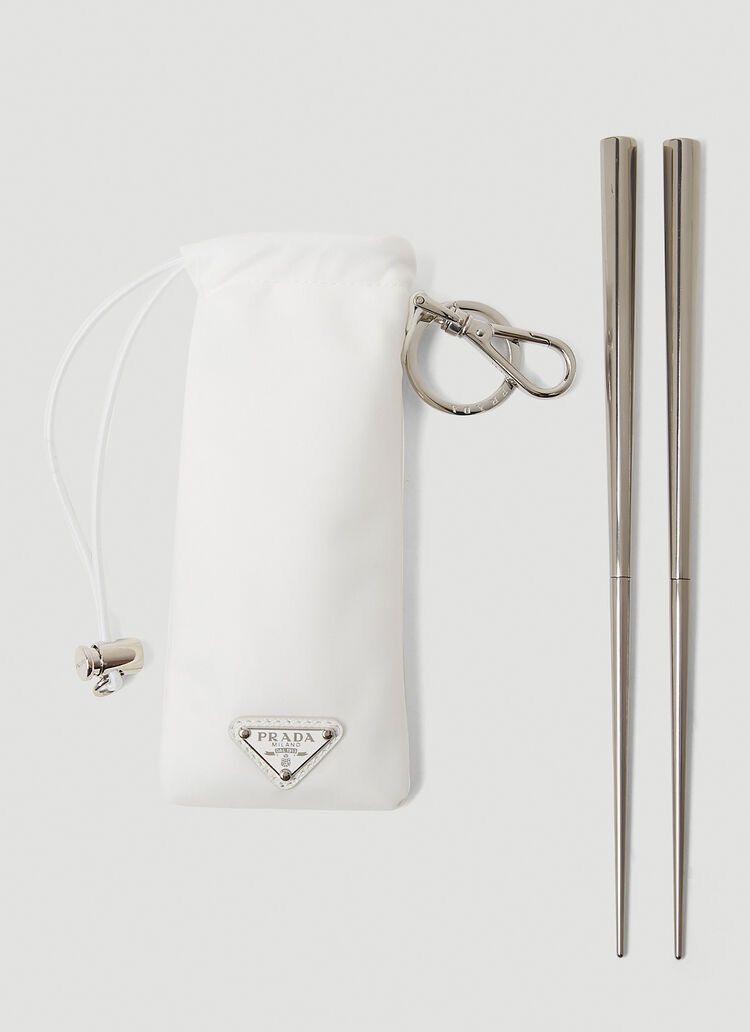 Prada 🥢LIMITED EDITION🥢 Prada Engraved Assembled Chopstick Set Size ONE SIZE - 2 Thumbnail