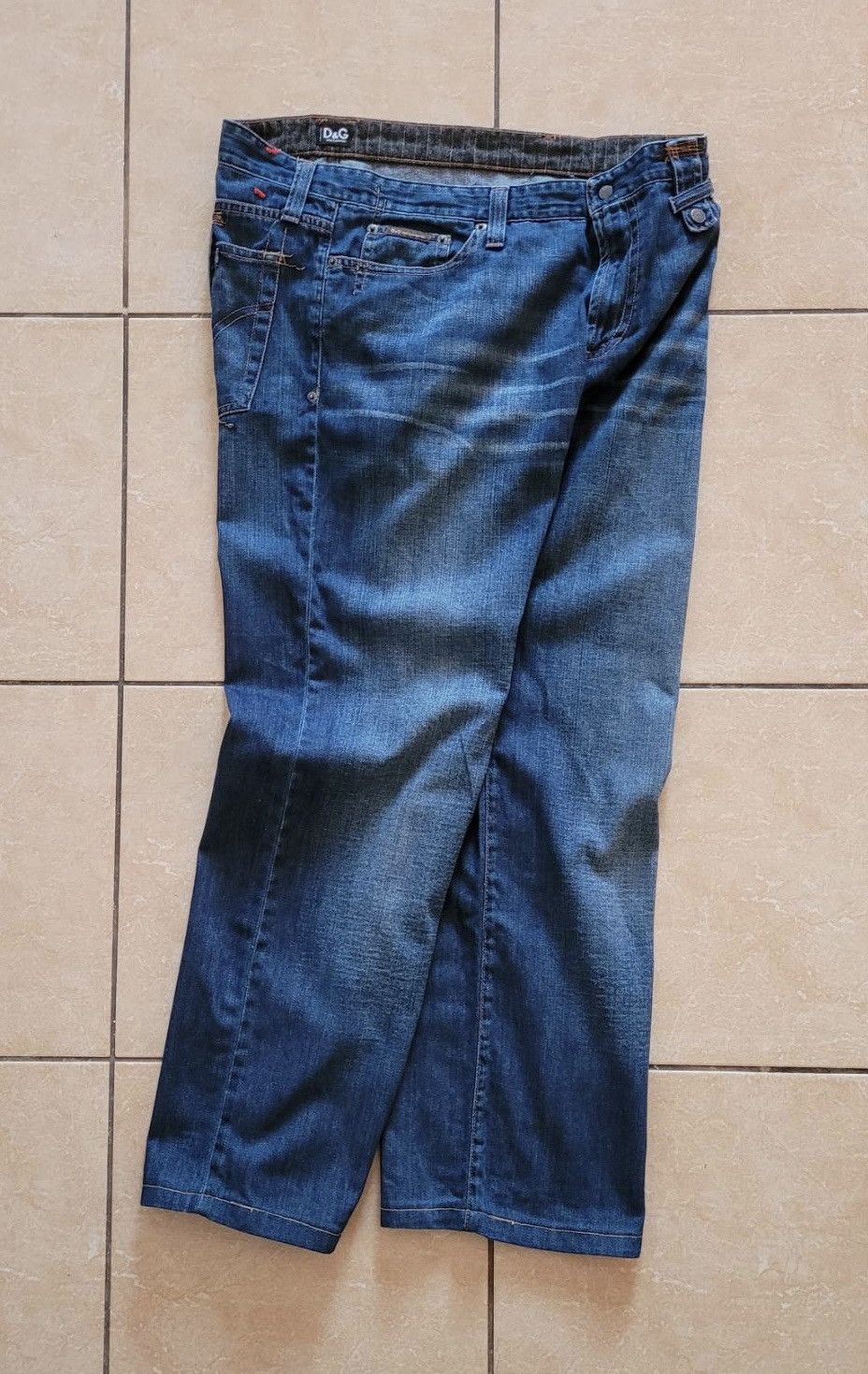 image of Dolce Gabbana Denim Jeans Pants in Blue, Men's (Size 36)