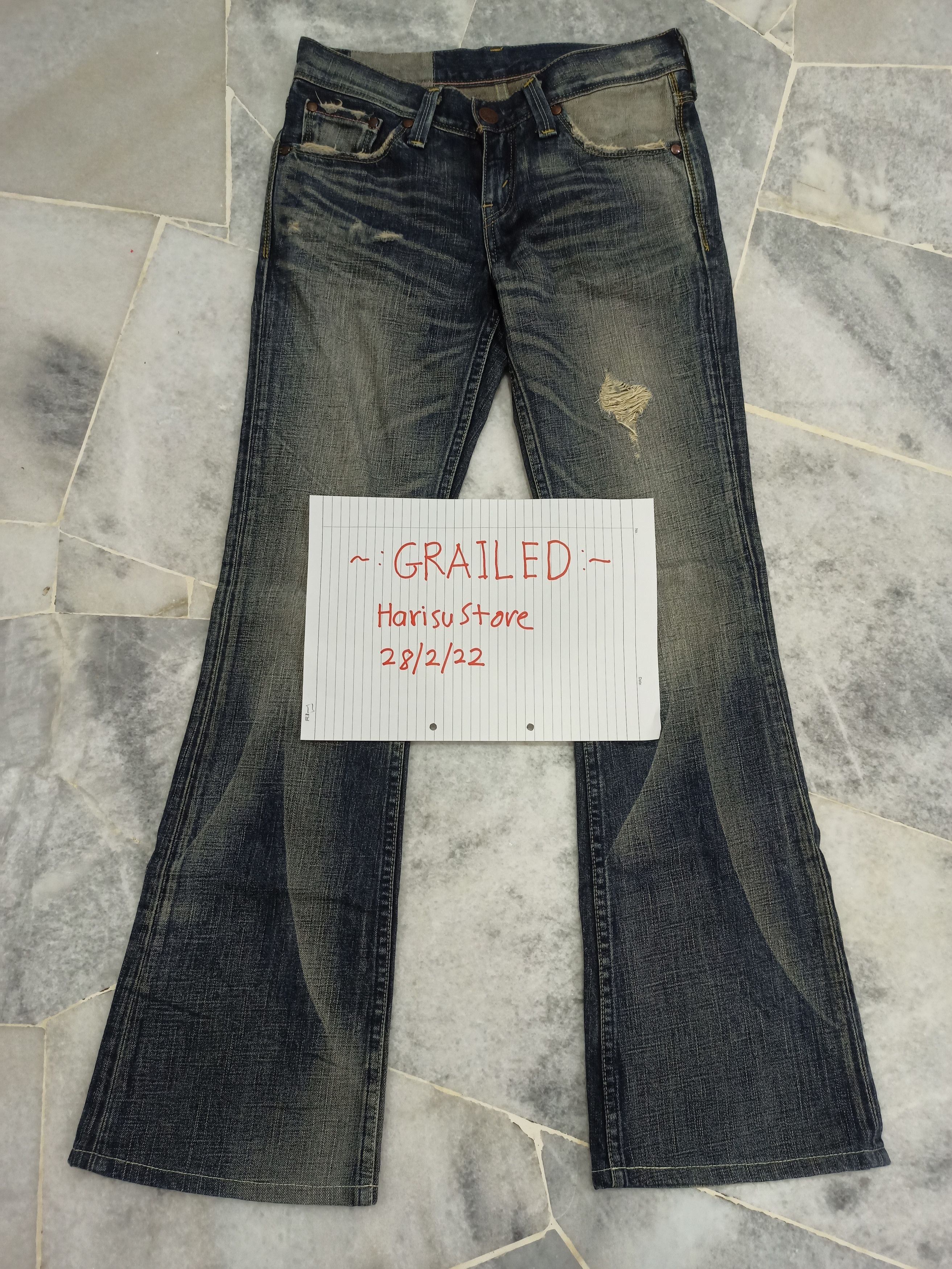 Levi's Vtg Levi's LP926 Japanese Flared Denim Jeans Women Size 29" - 18 Thumbnail