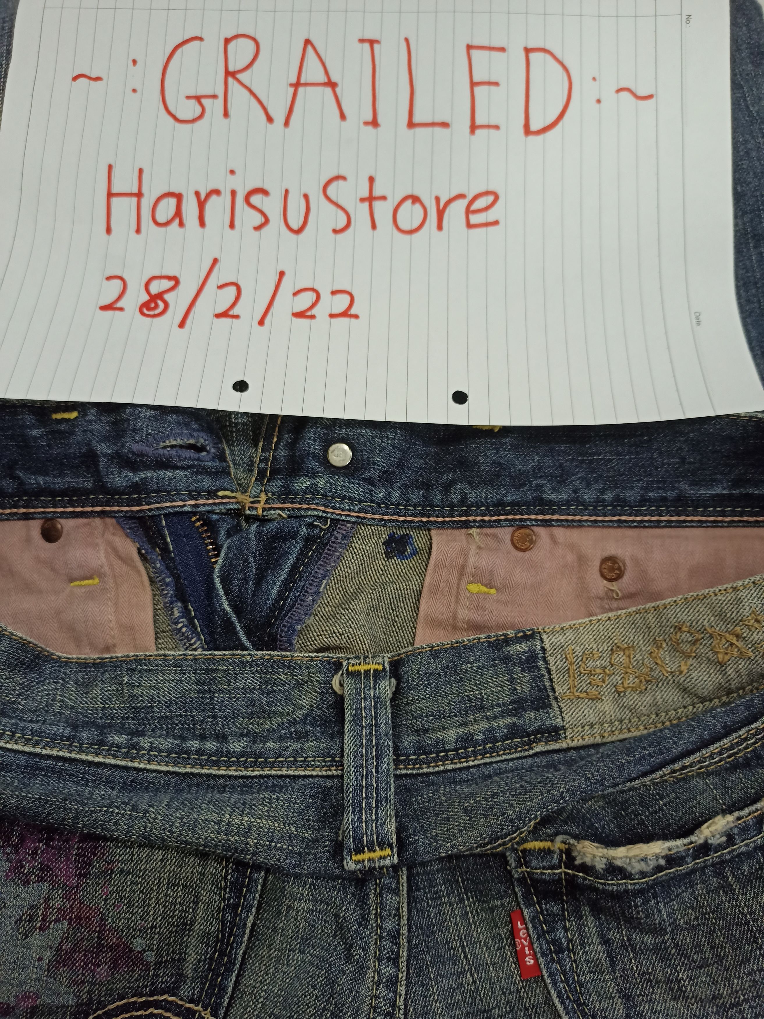 Levi's Vtg Levi's LP926 Japanese Flared Denim Jeans Women Size 29" - 20 Thumbnail