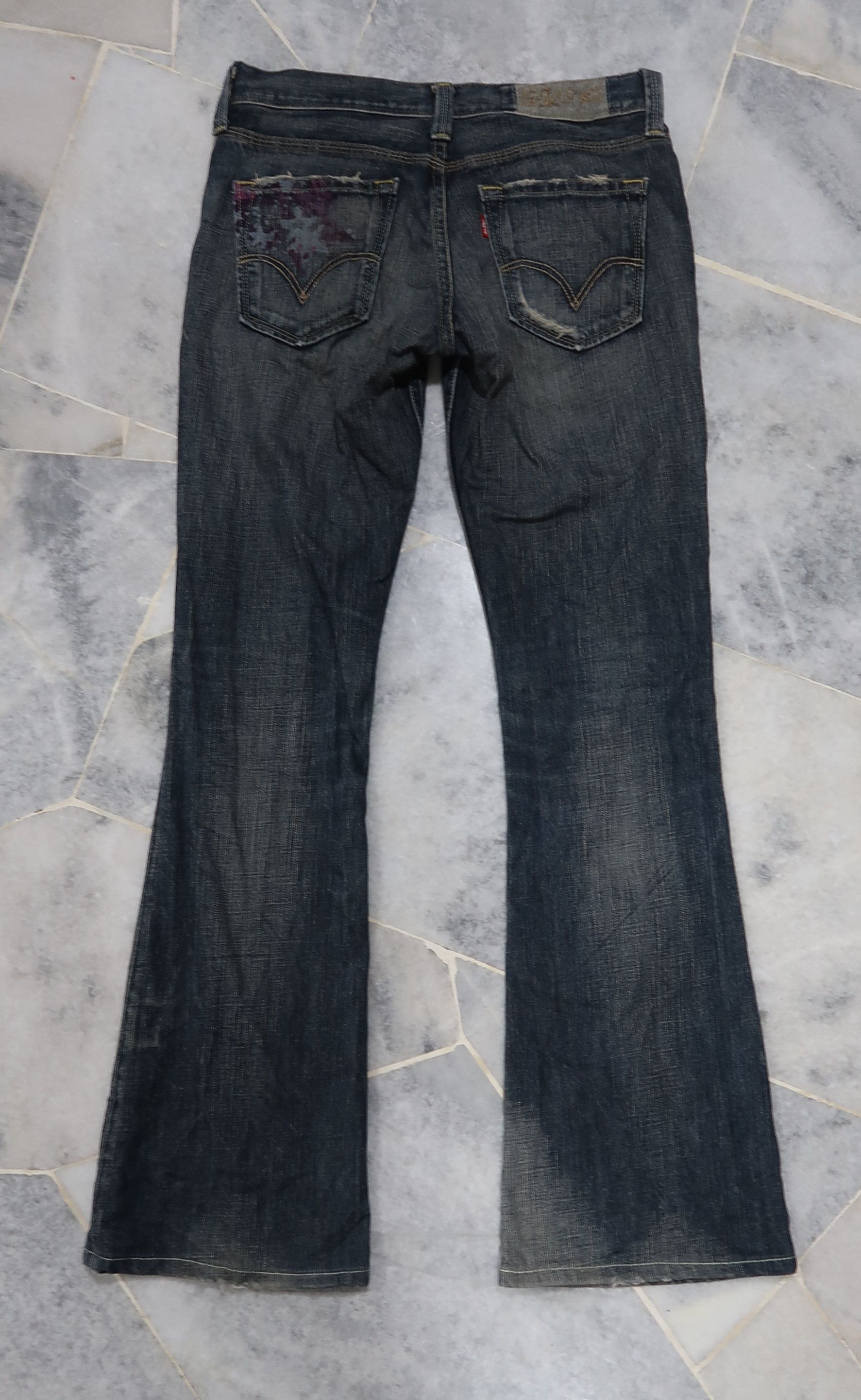 Levi's Vtg Levi's LP926 Japanese Flared Denim Jeans Women Size 29" - 9 Thumbnail