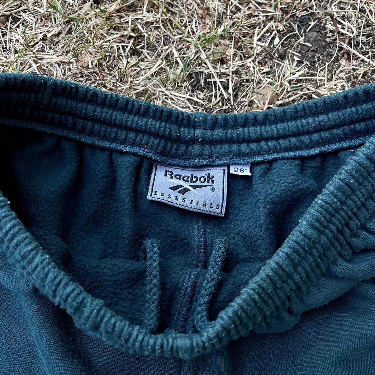 Vintage Vintage Reebok Navy Shorts Logo Streetwear Y2K Cropped 29 Size US 29 - 4 Thumbnail