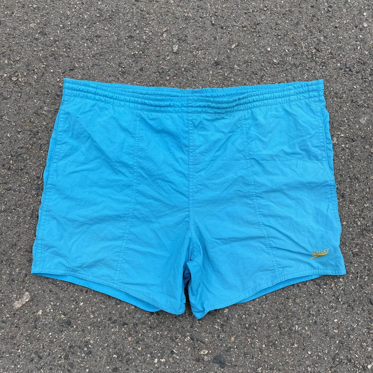 Vintage Vintage 90s Speedo Swim Shorts Streetwear Y2K Baggy Faded 34 Size US 34 / EU 50 - 1 Thumbnail