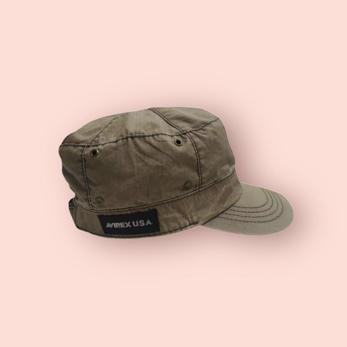 image of Vintage Avirex Military Patrol Hat in Browns, Men's