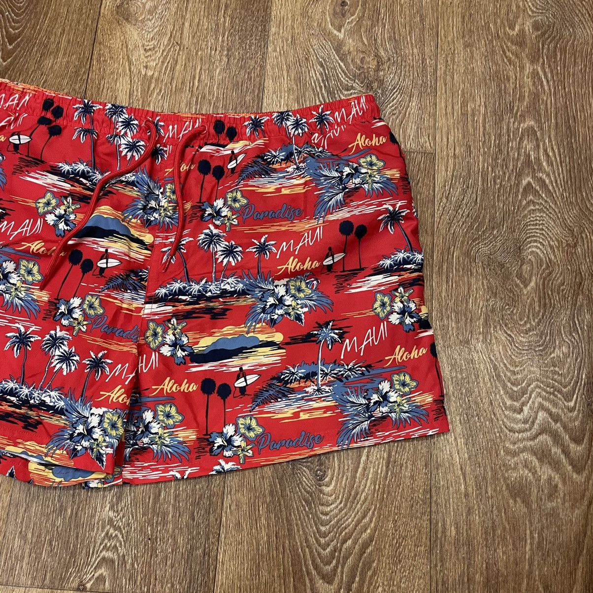 Vintage Vintage 90s All Over Print Shorts Streetwear Skate Red 36 Size US 36 / EU 52 - 2 Thumbnail
