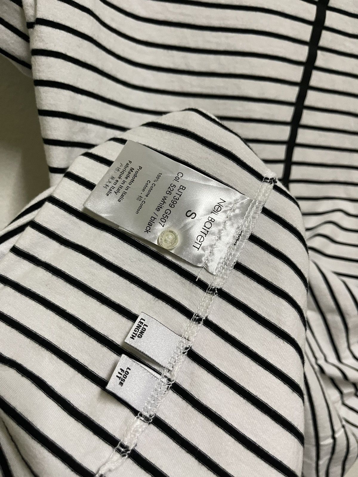 Neil Barrett Neil Barrett Stripes T Shirt Size US S / EU 44-46 / 1 - 11 Thumbnail