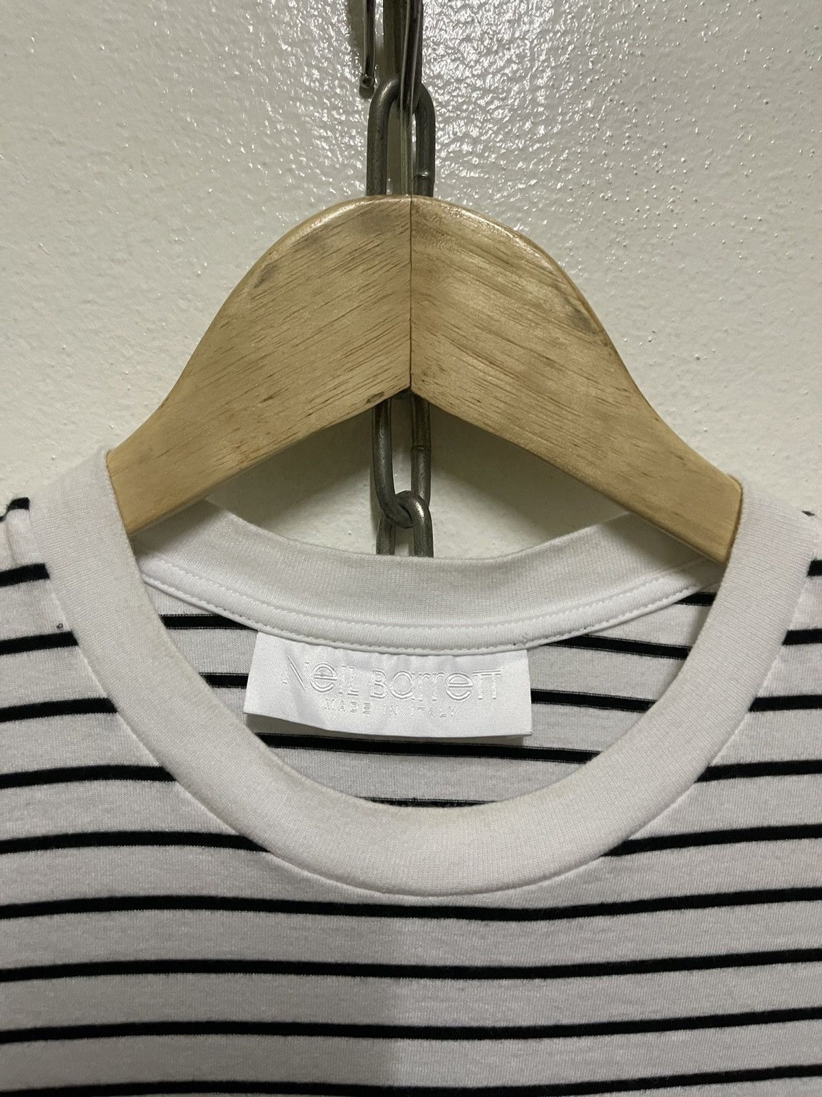 Neil Barrett Neil Barrett Stripes T Shirt Size US S / EU 44-46 / 1 - 4 Thumbnail